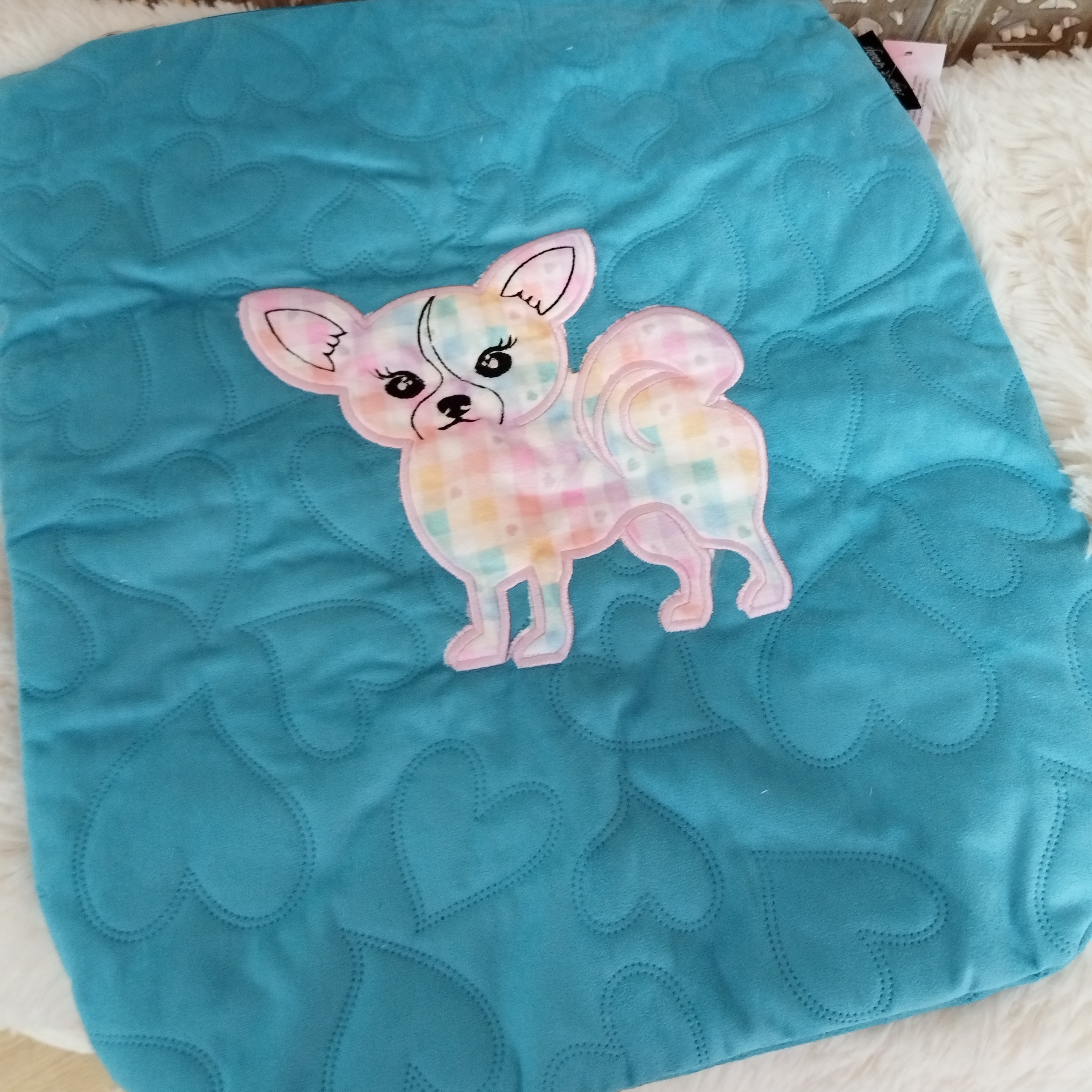 Housse Coussin Softygloo T1 - Bleu Chi Aquarelle