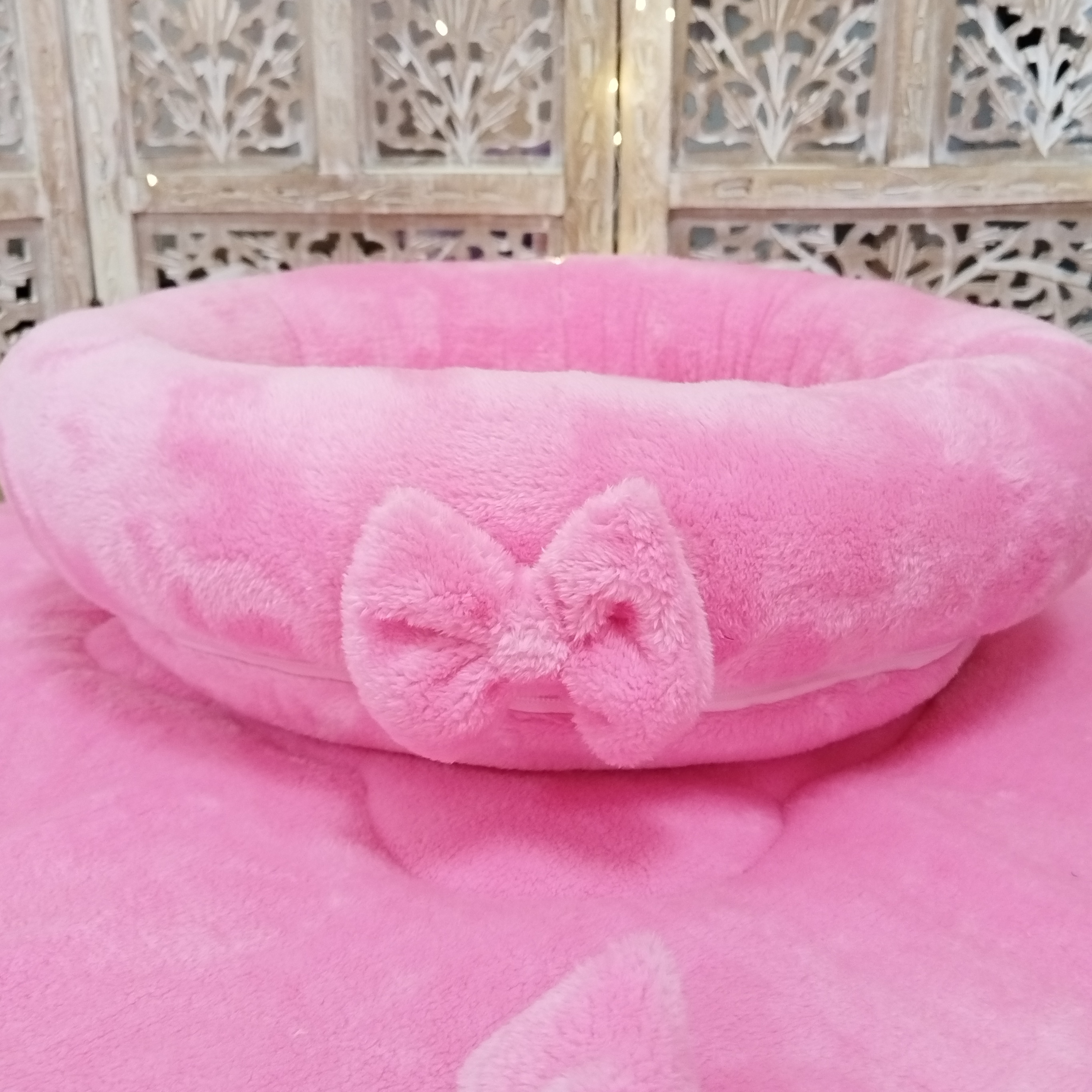 Corbeille Pilou Rose Acidulé
