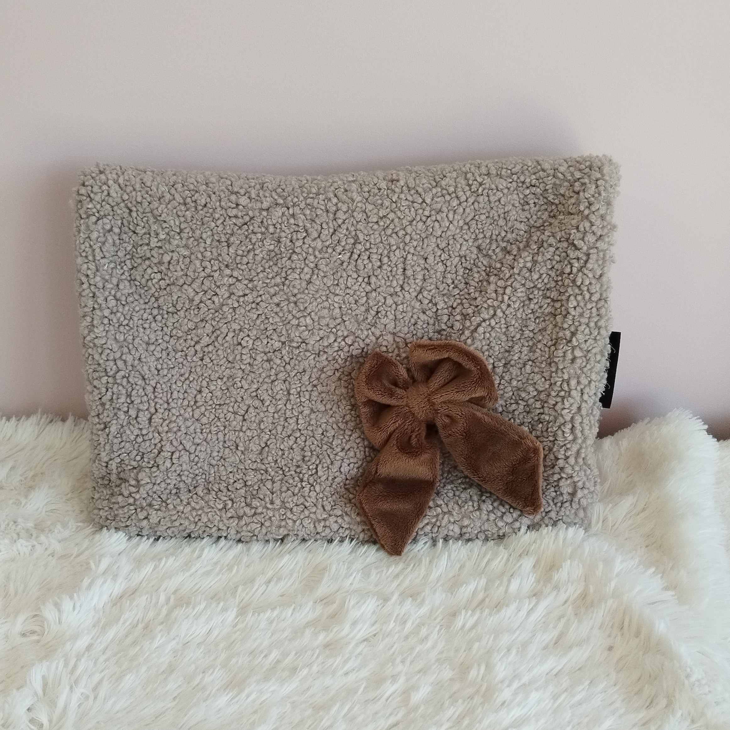 Couverture Bouclette Mocca - Noeud coconut - T3