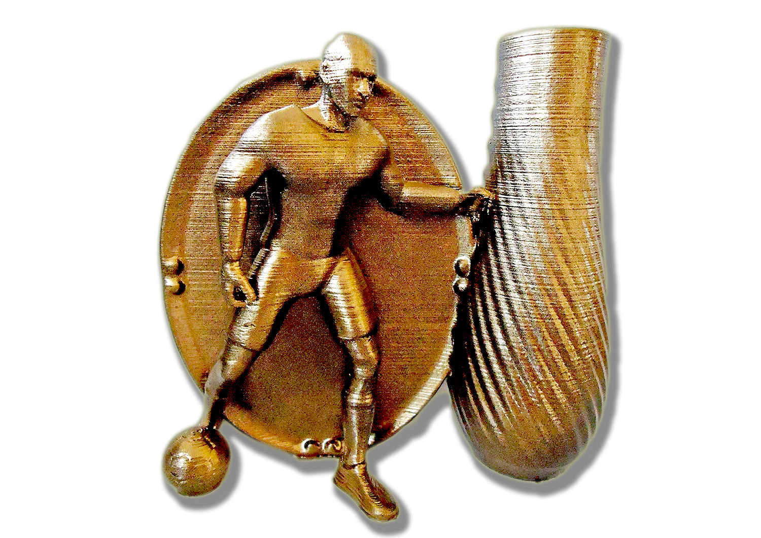 Vase de columbarium Football