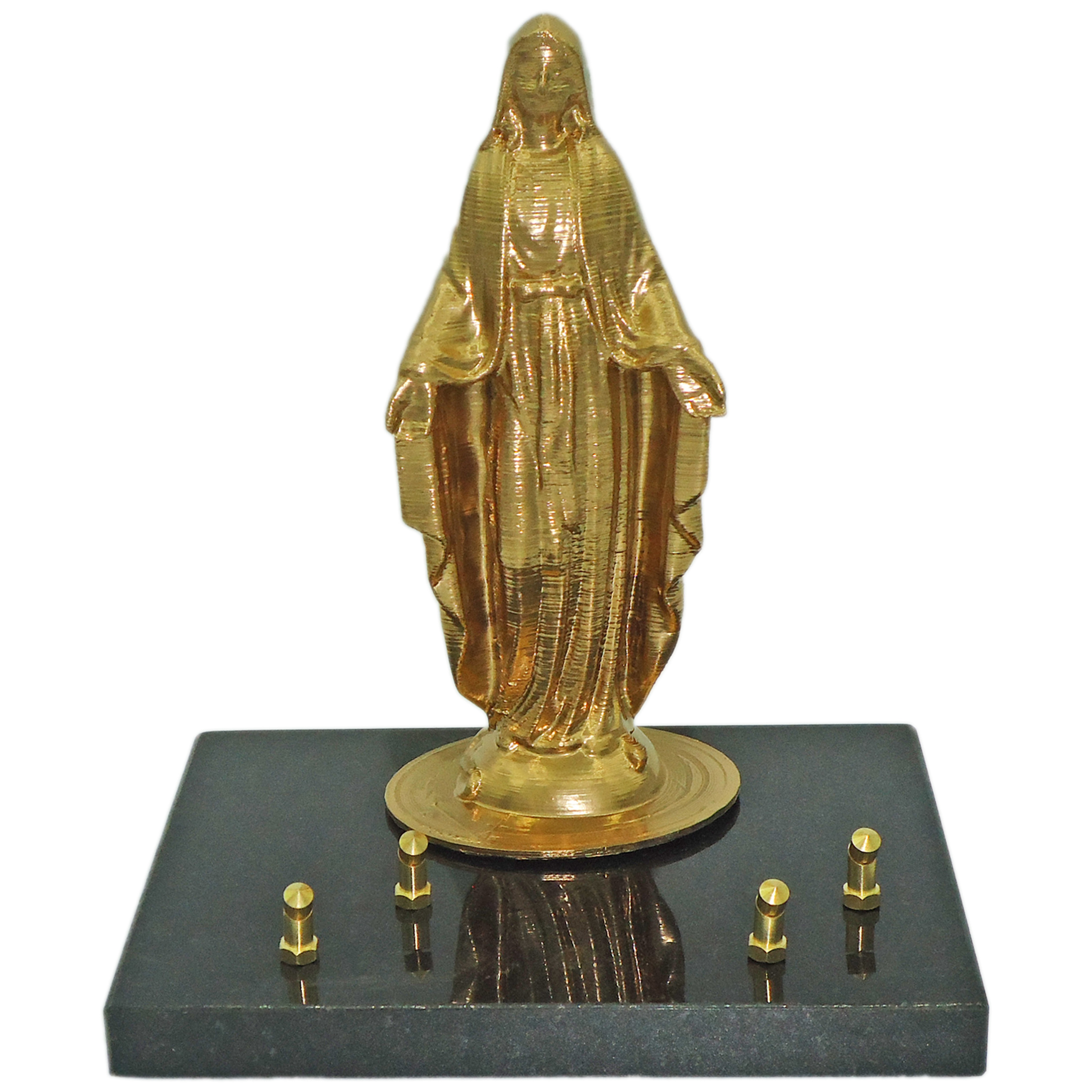 Plaque Vierge accueillante