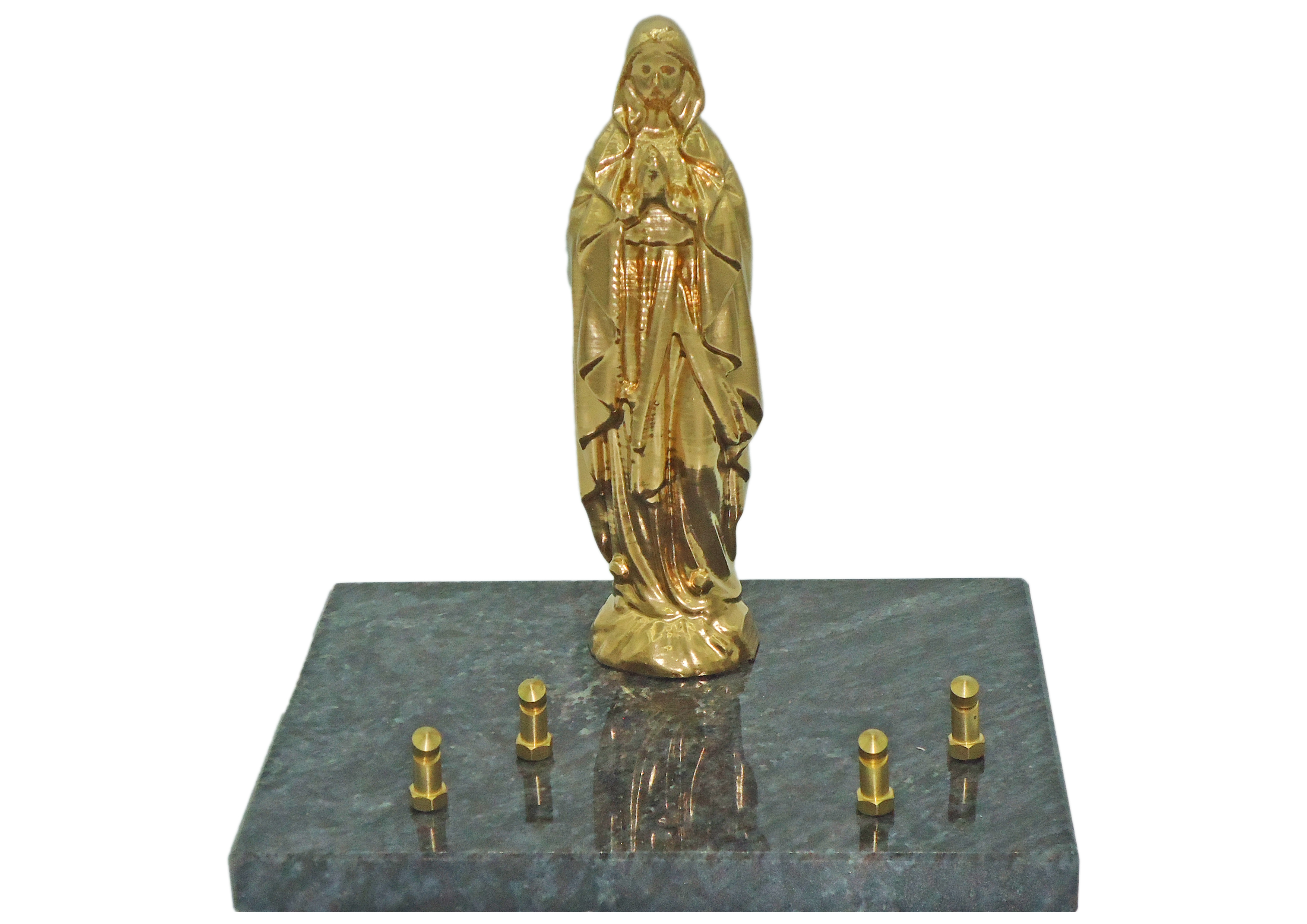 Plaque Vierge prieuse