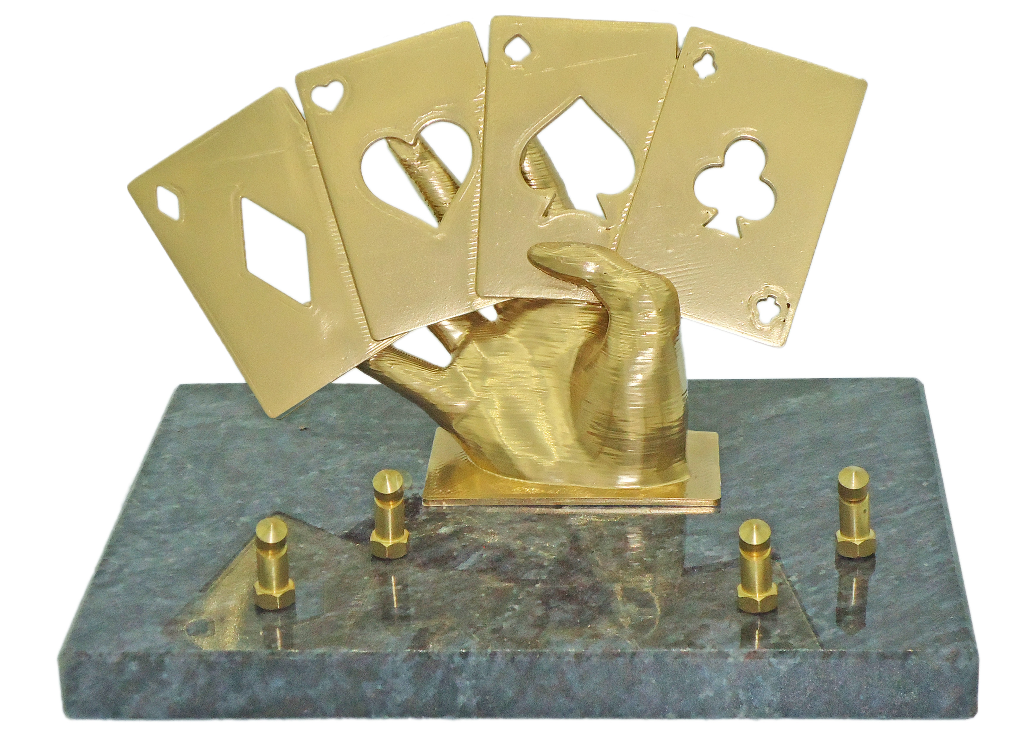Plaque joueur de carte