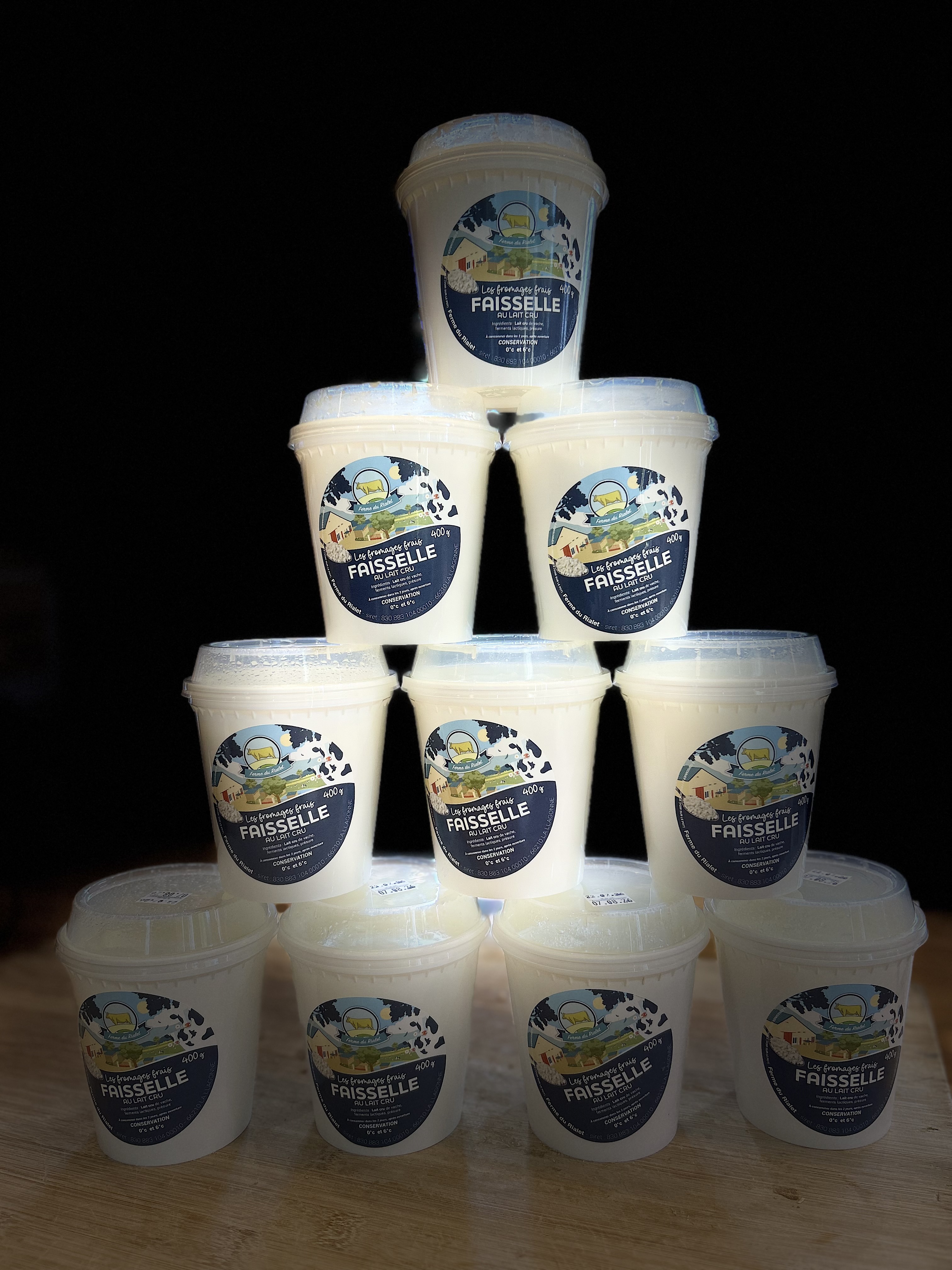 Faisselle lait cru 400g