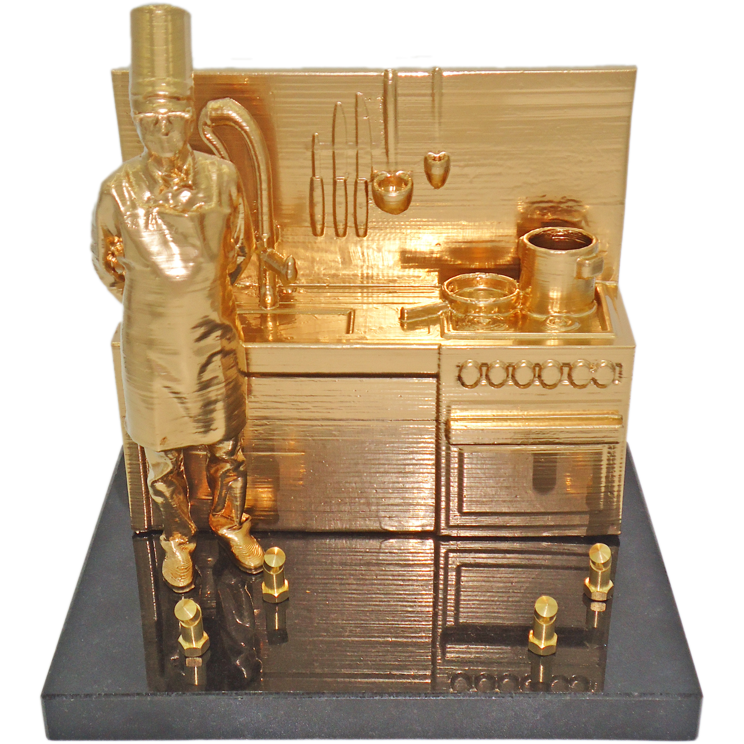 Plaque chef cuisinier 