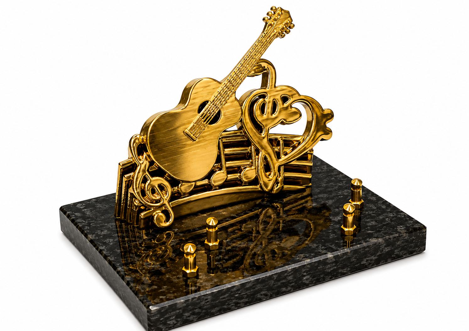 Plaque musique guitard