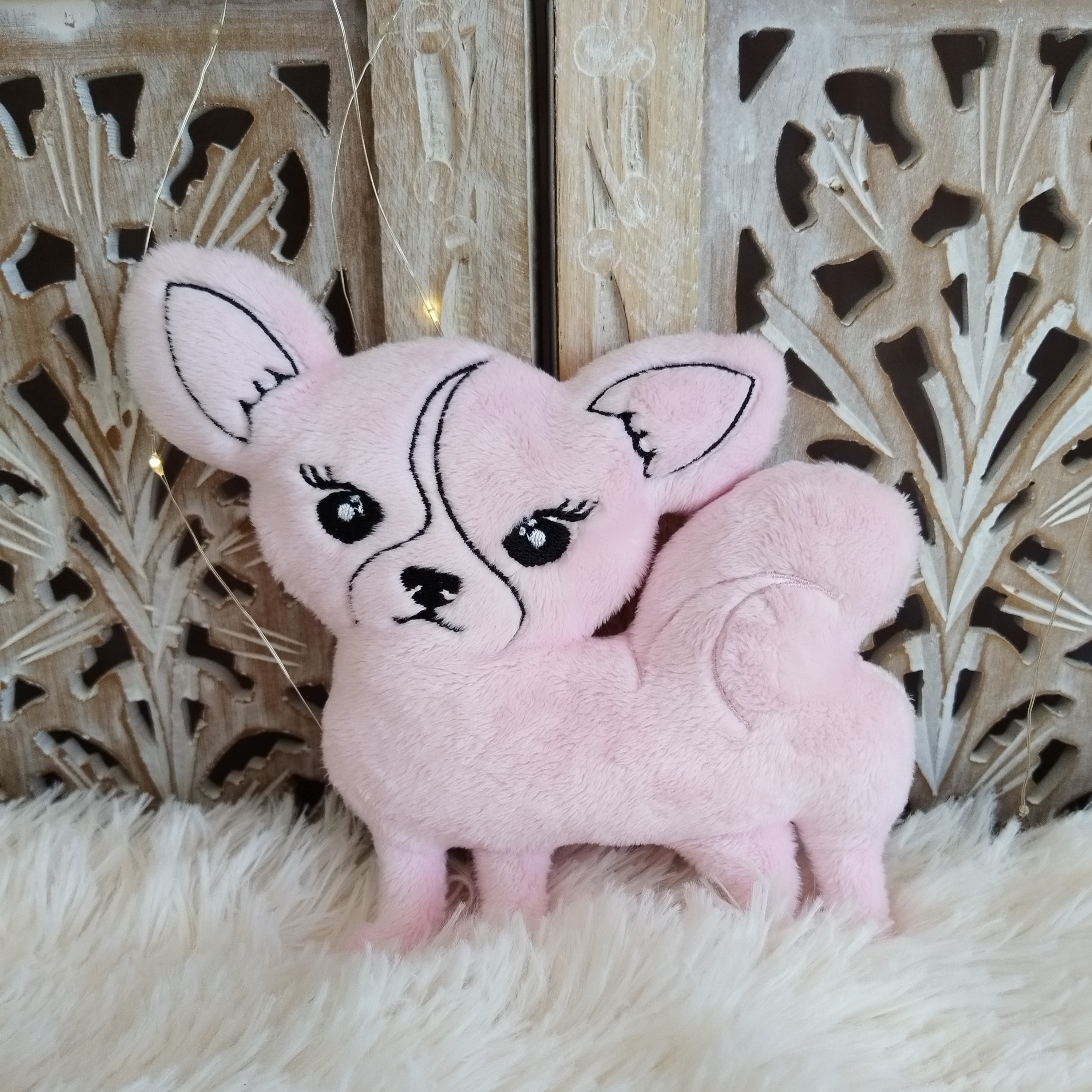 Jouet Chihuahua - Rose
