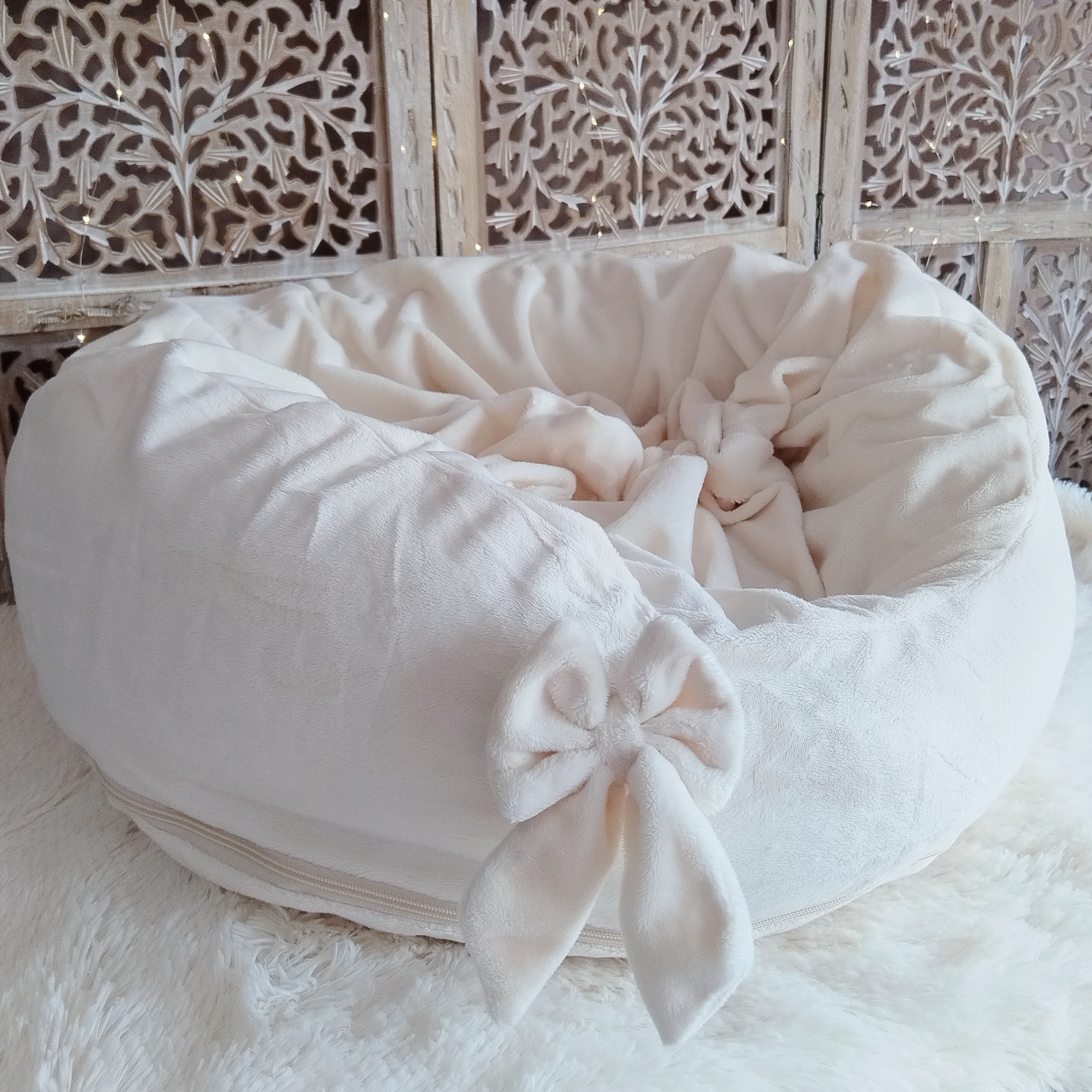 Pouf Vanille