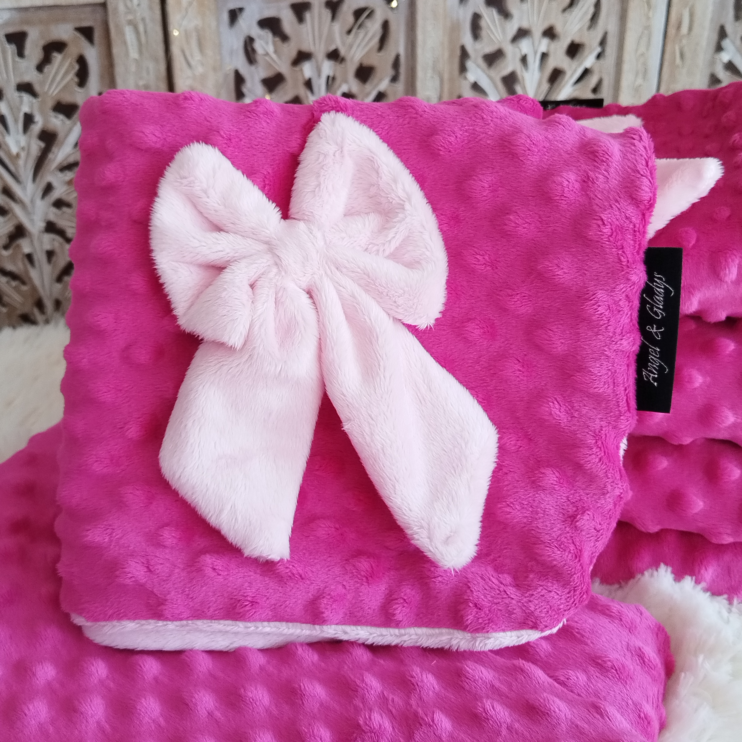Couverture Fuchsia & Rose