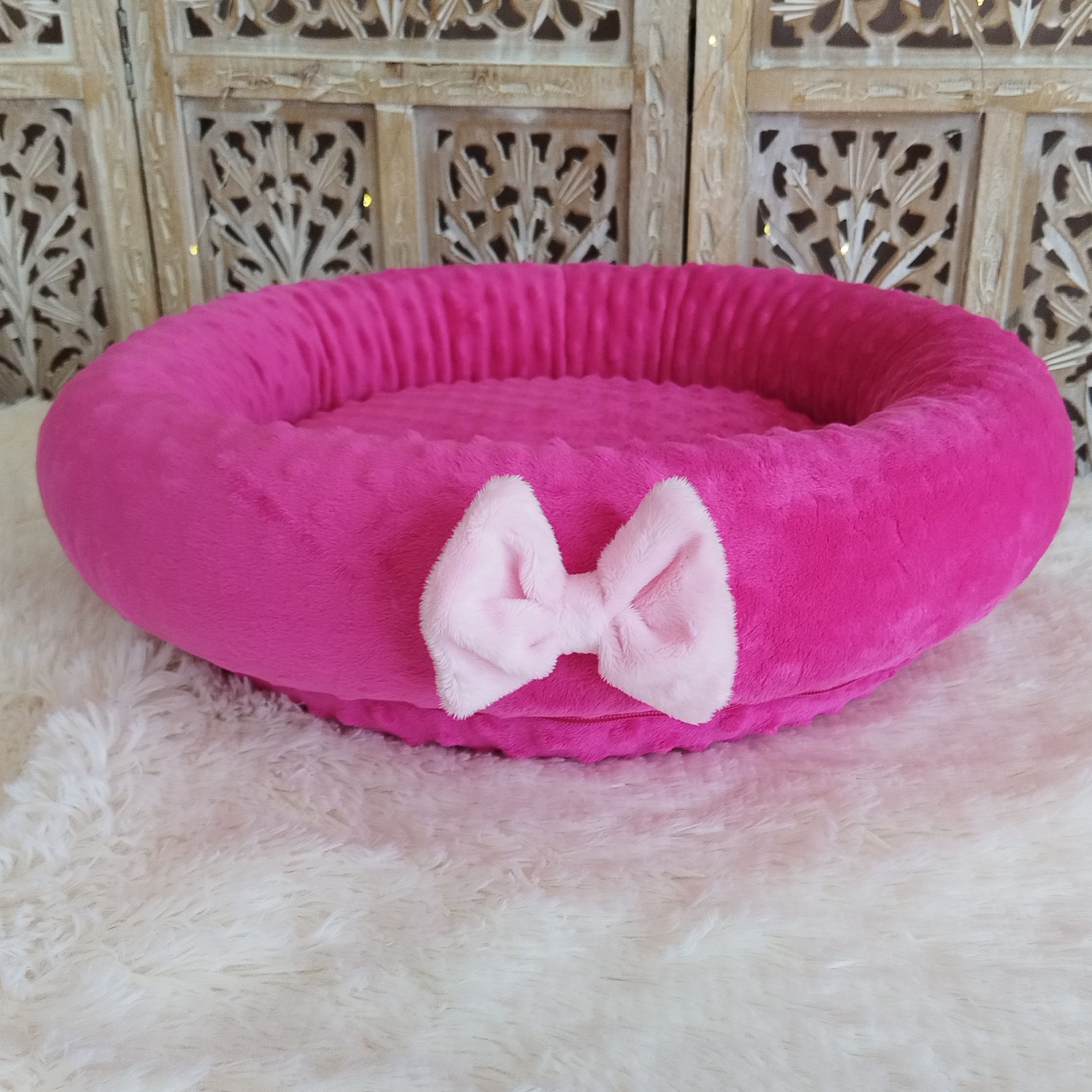 Corbeille Fuchsia & Rose