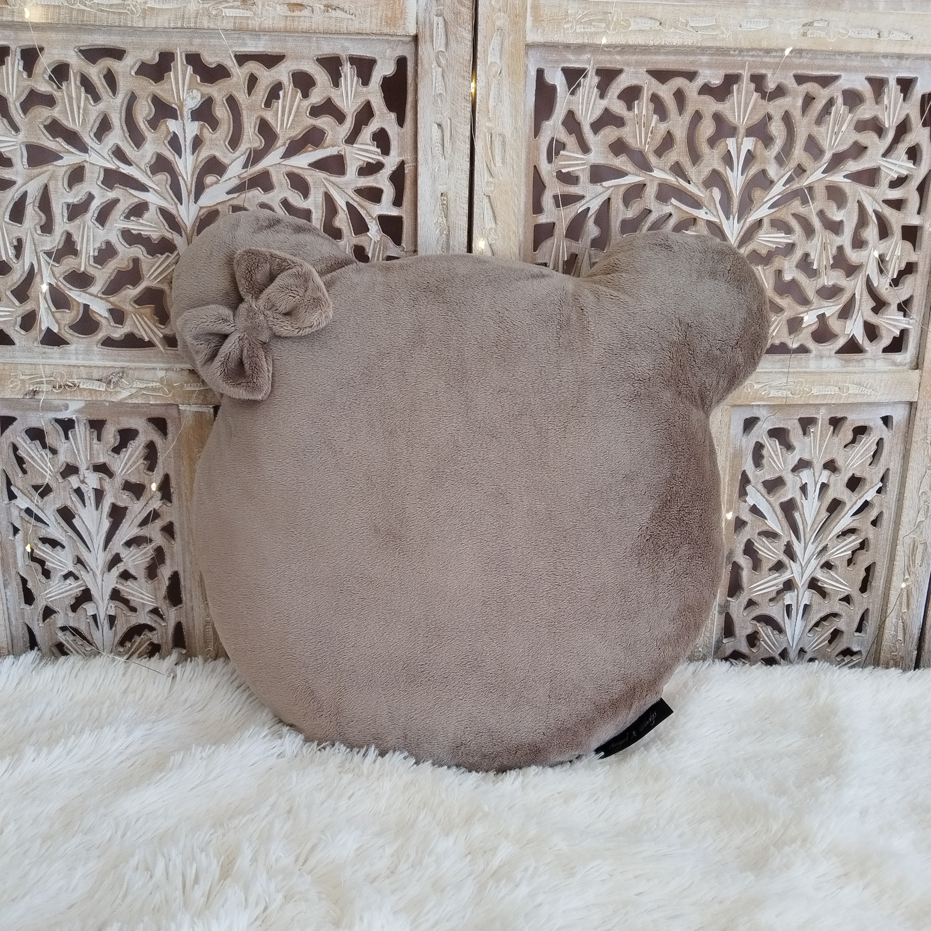 Coussin Ours Mocca