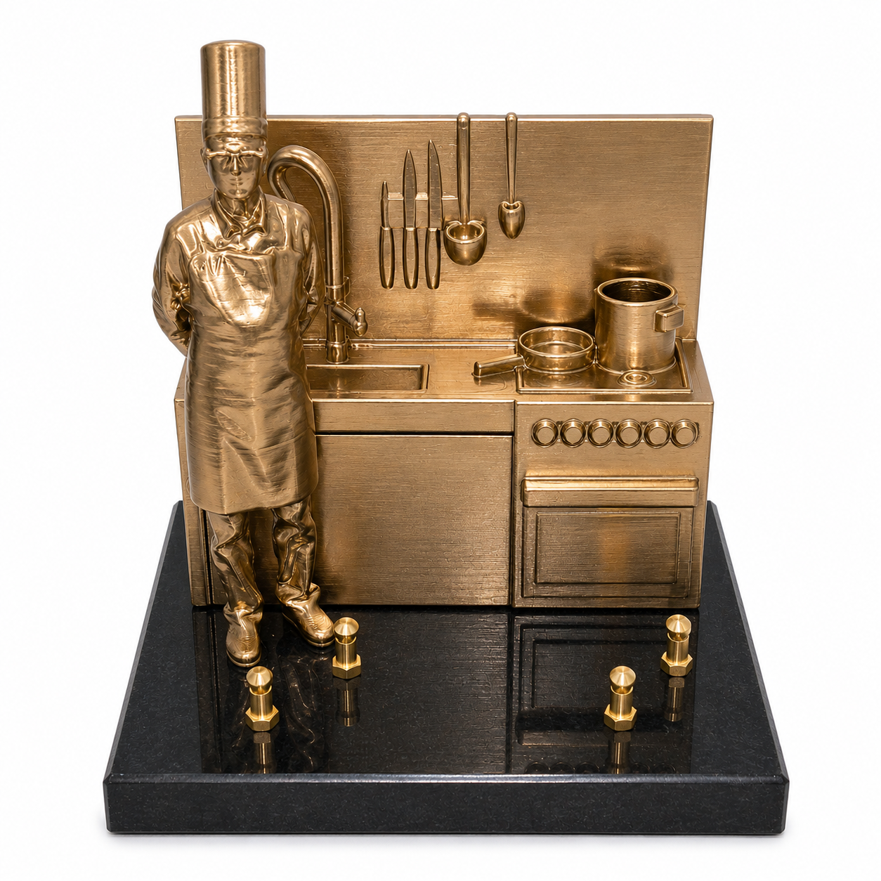 Plaque chef cuisinier 