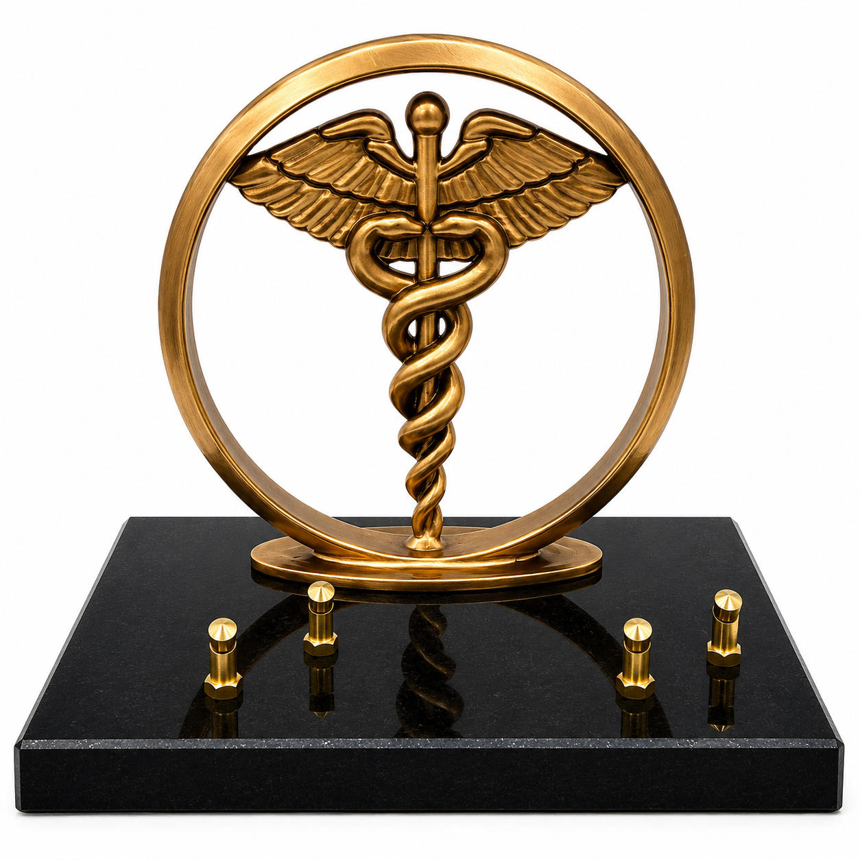 Plaque médecine caducée