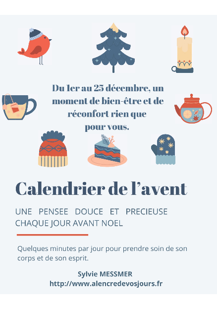 Un calendrier de l'Avent doux comme une caresse