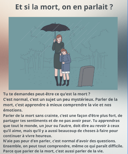 Flyer "Et si la mort, on en parlait ?"
