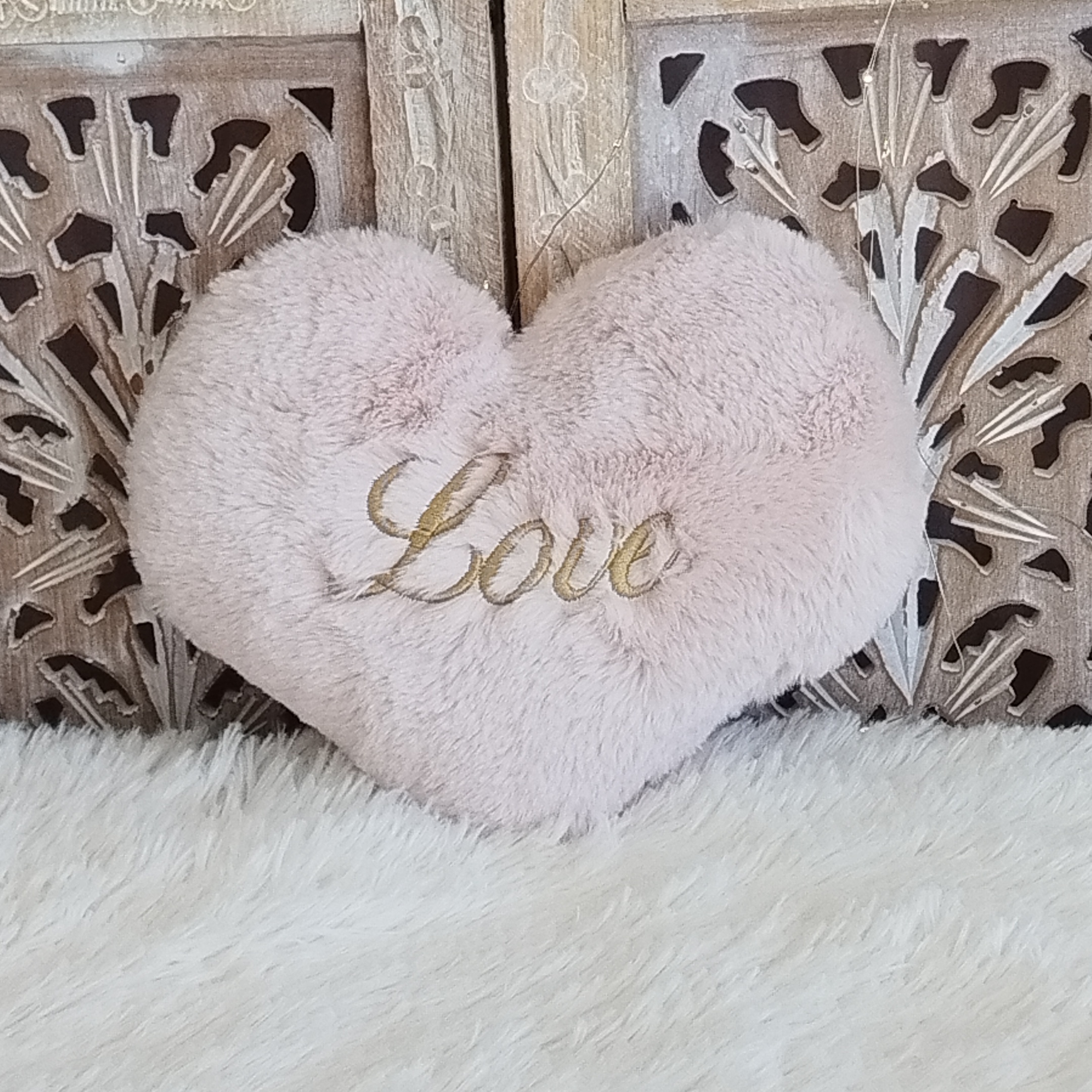 Coussin Coeur Rosée Lunaire LOVE