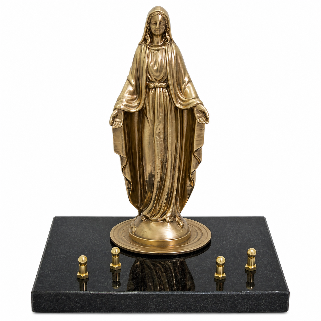 Plaque Vierge accueillante