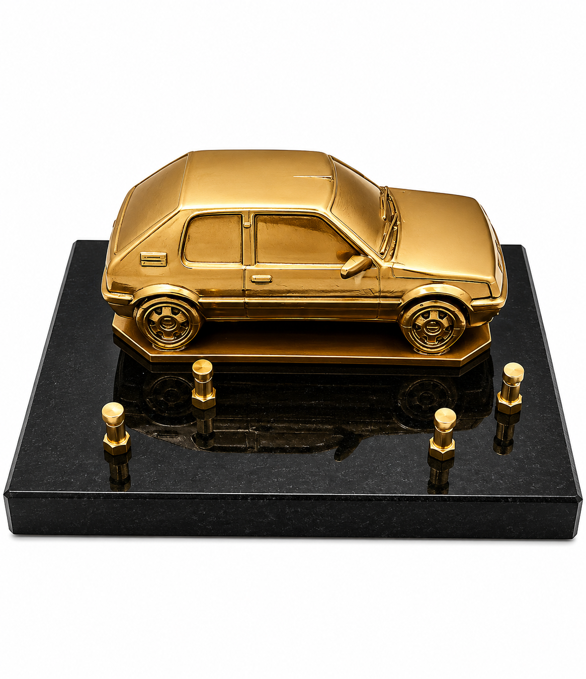 Plaque funéraire Peugeot 205