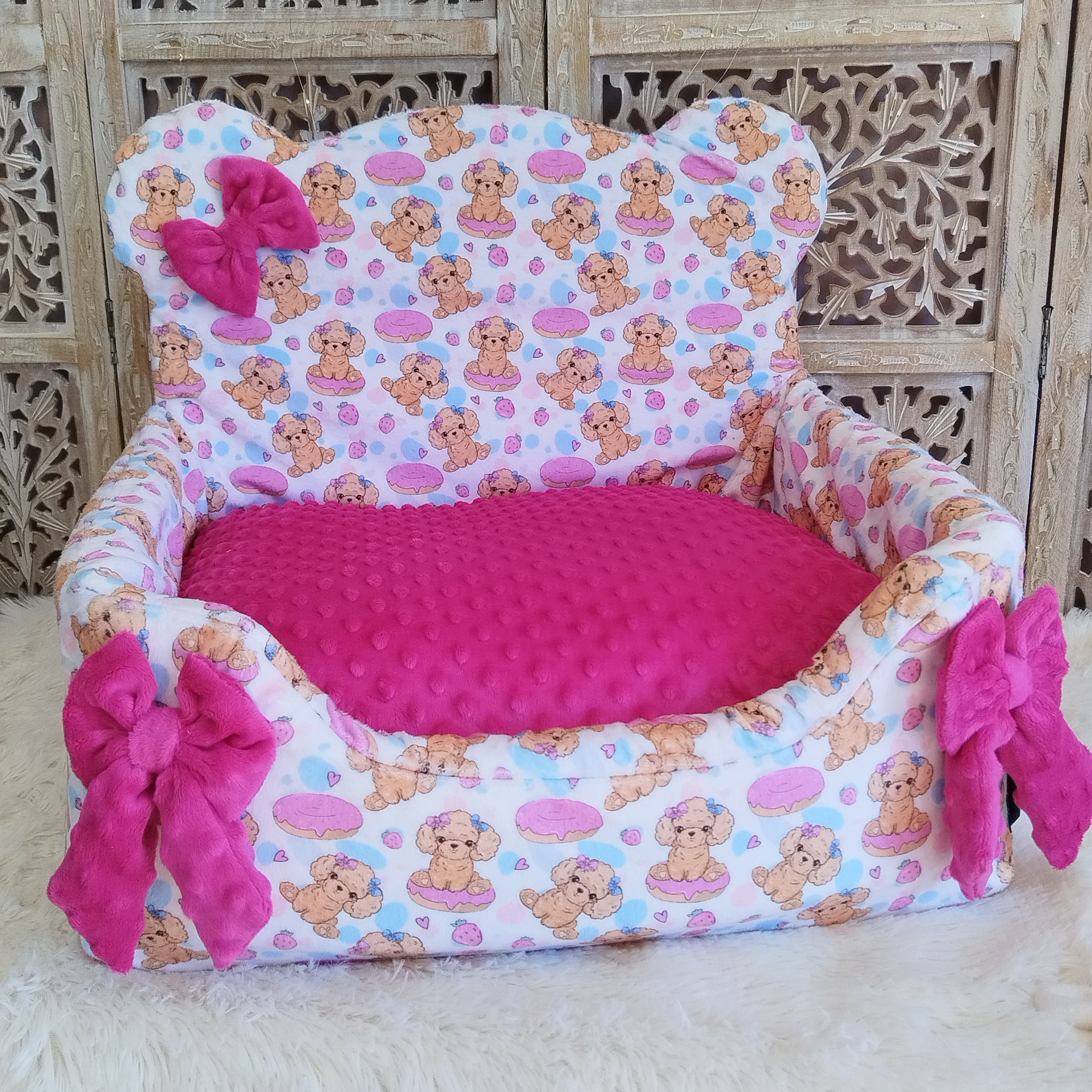 Cute Teddy Poppy Dream Fuchsia