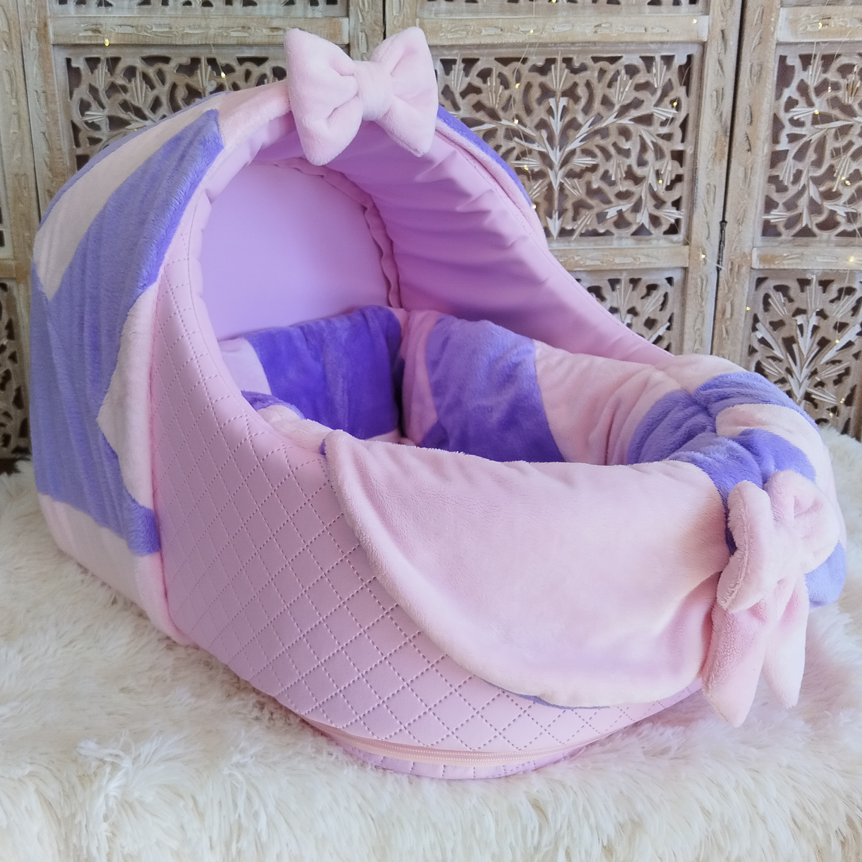 Accessoires Softygloo Patchwork Lavande Rose