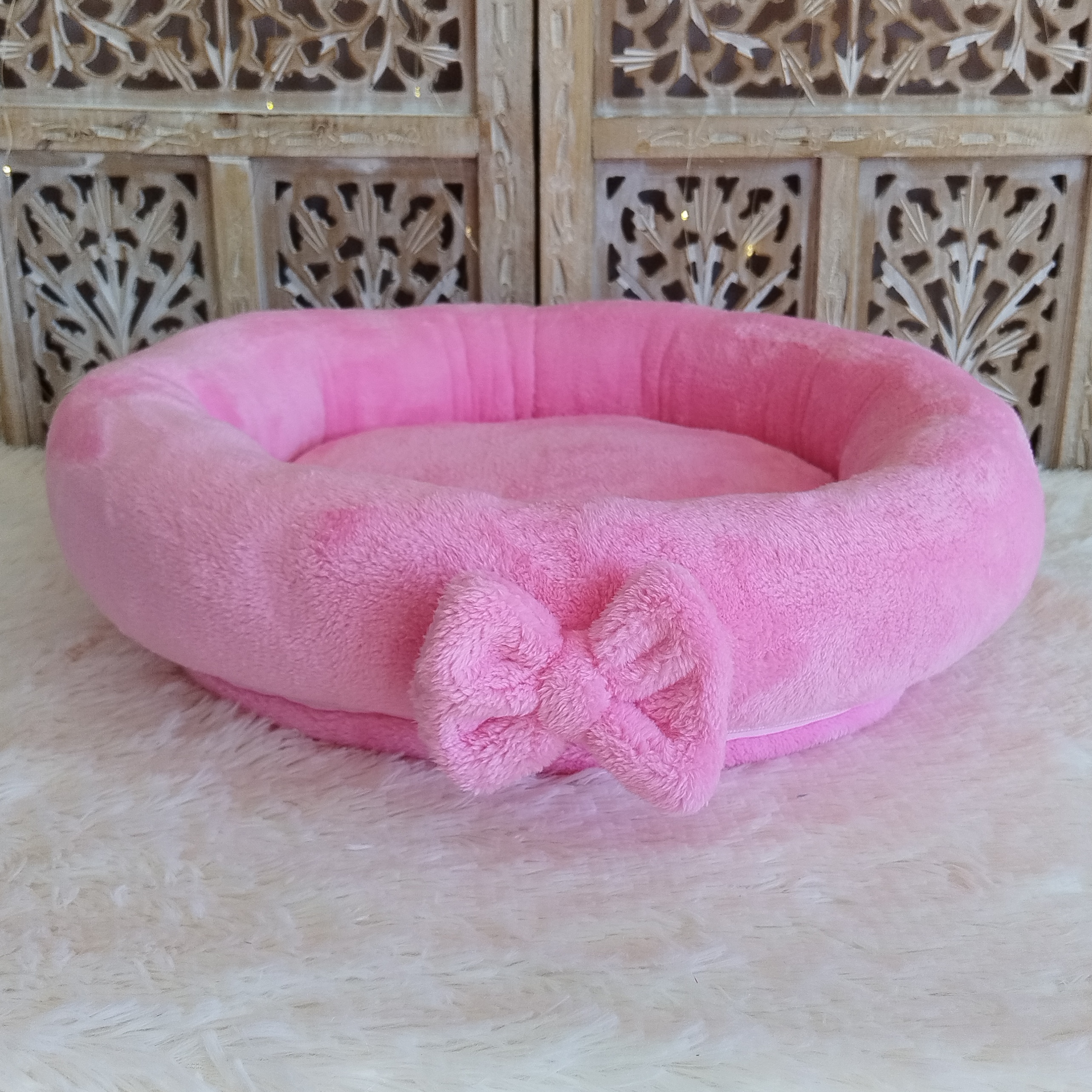 Corbeille Pilou Rose Acidulé