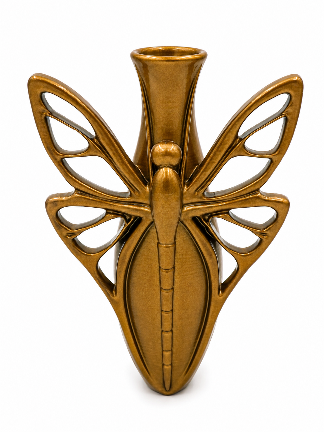 Vase soliflor funéraire libellule 