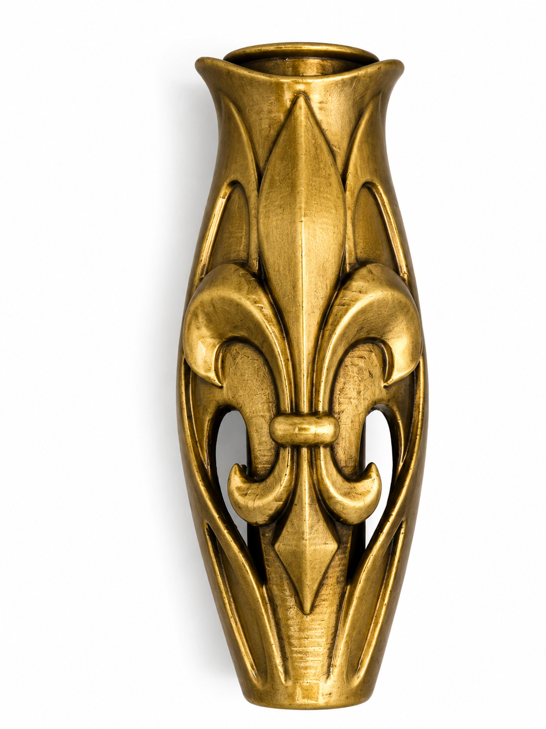 Vase soliflor funéraire fleur de lys