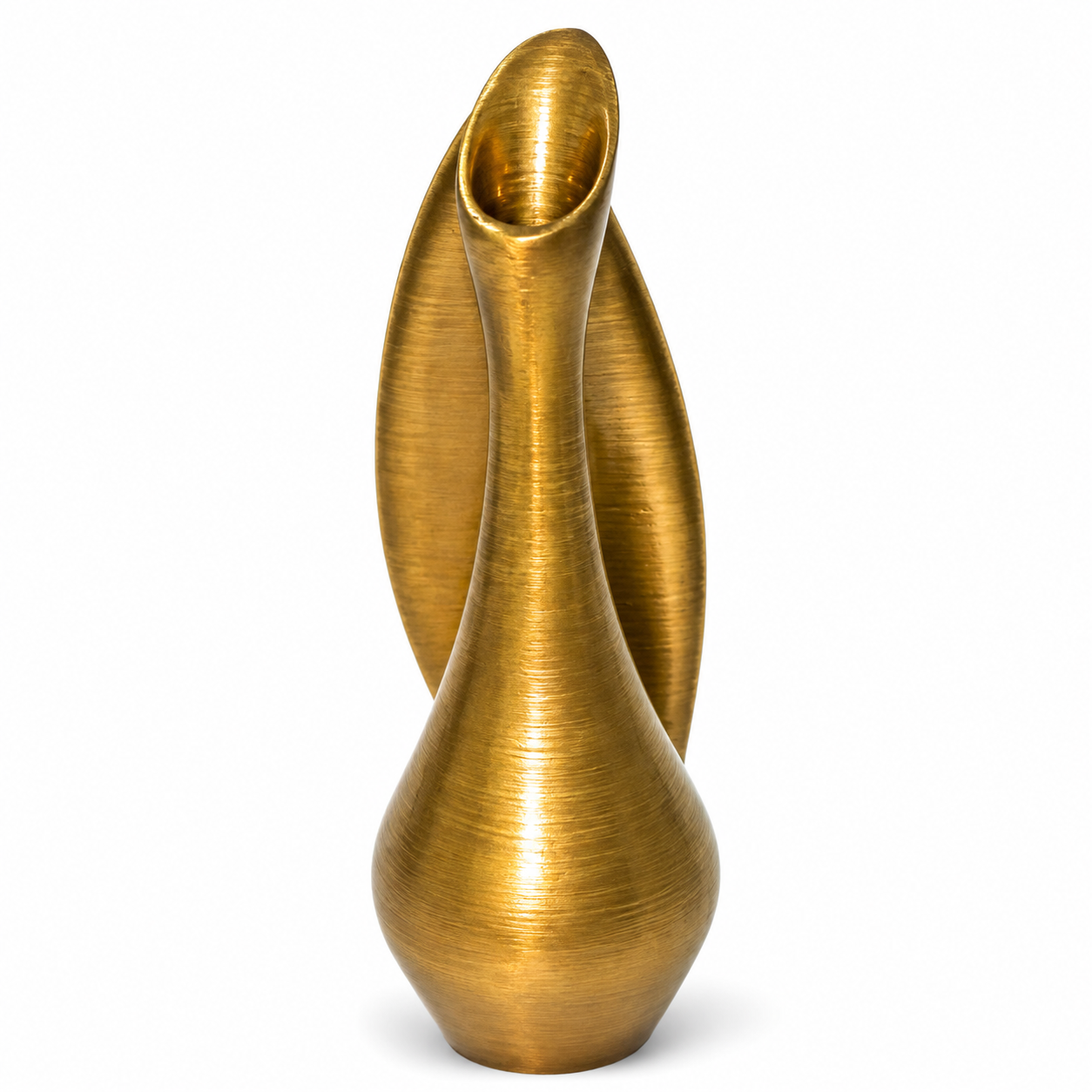 Vase soliflor funéraire feuille