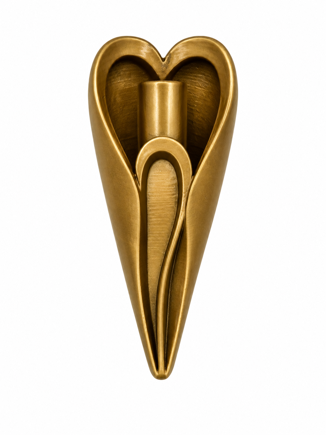 Vase soliflor funéraire coeur