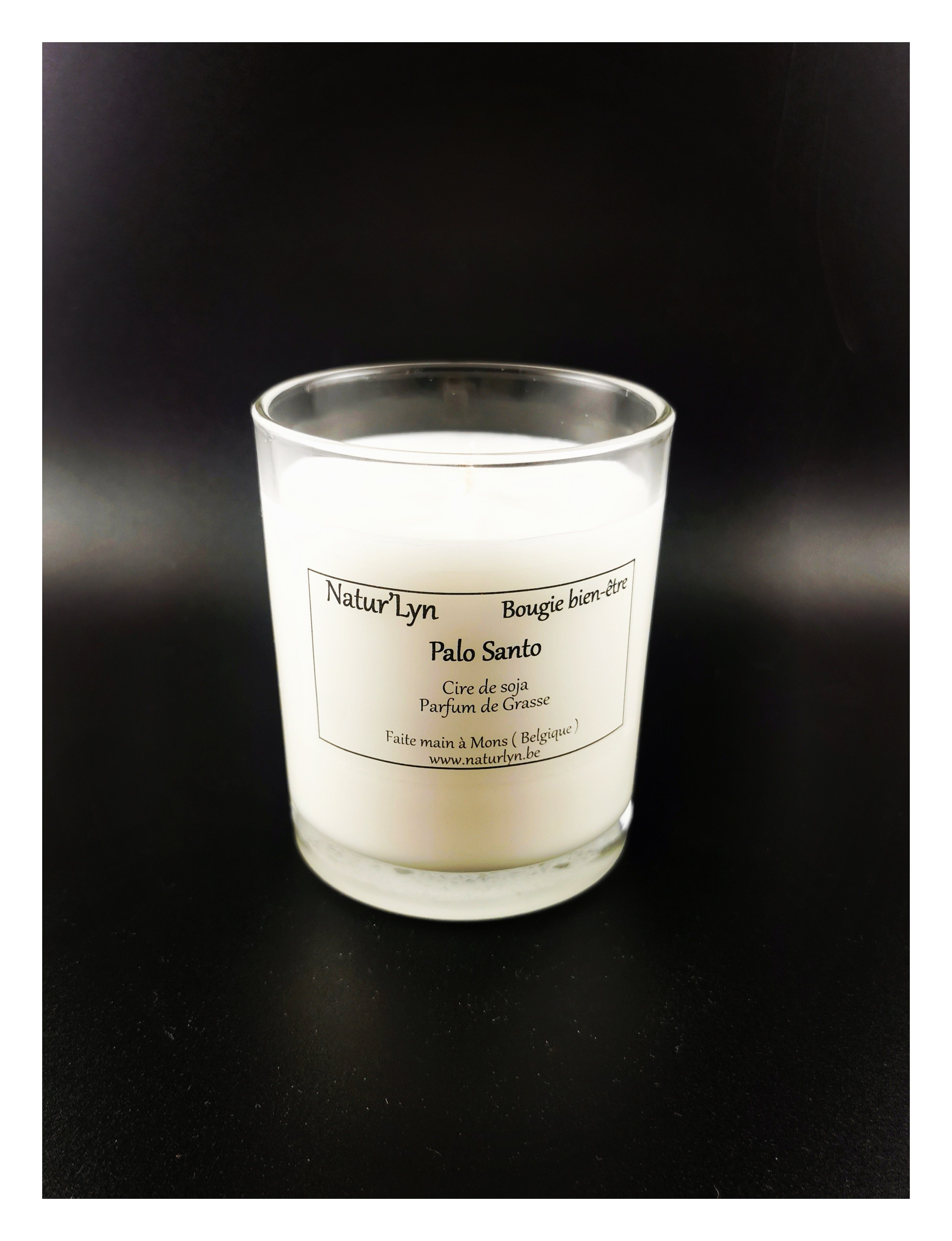 Bougie "Bien-être" de 150 gr, Palo Santo ou Nag Champa ou Sauge