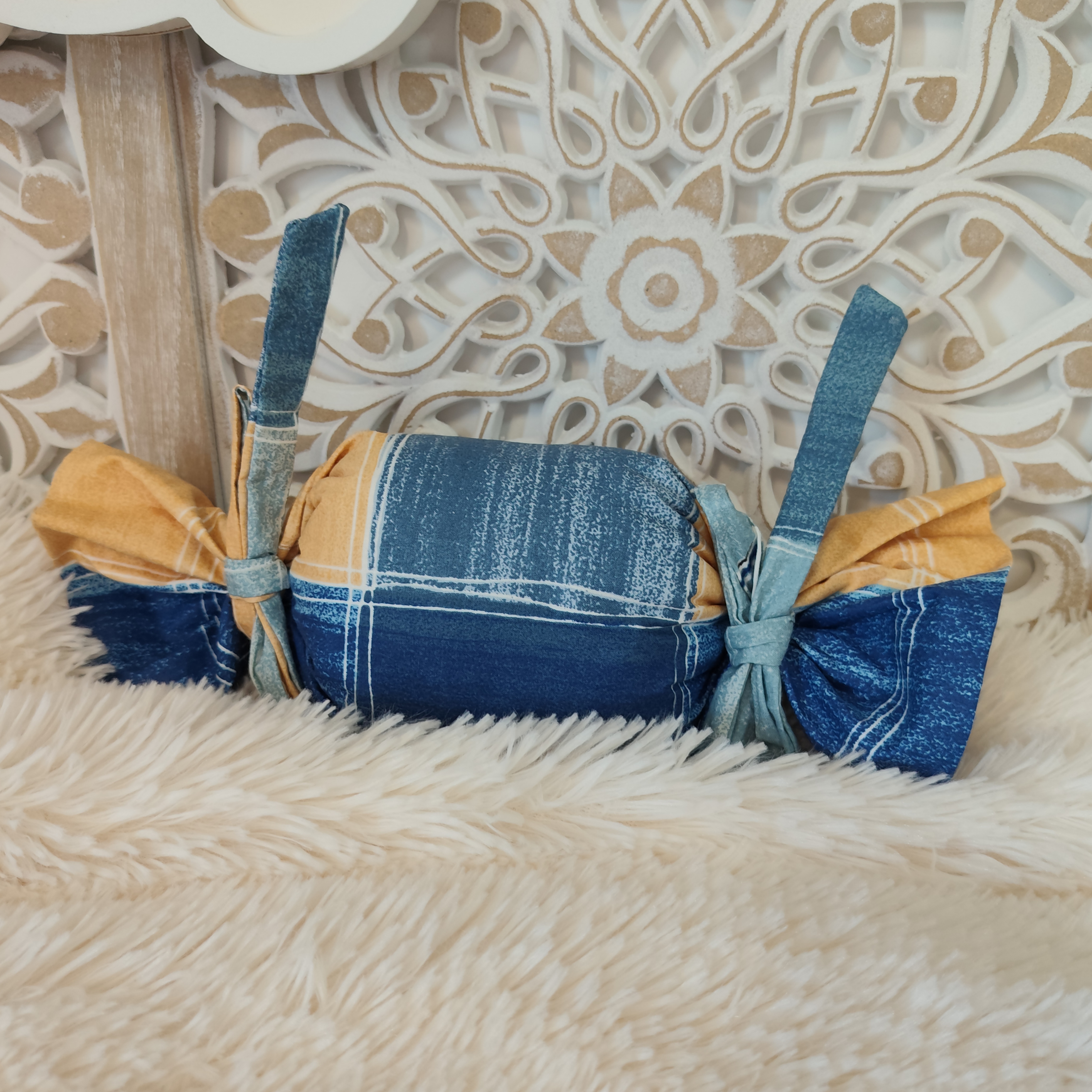Coussin Bonbon Coton Entre sable et mer