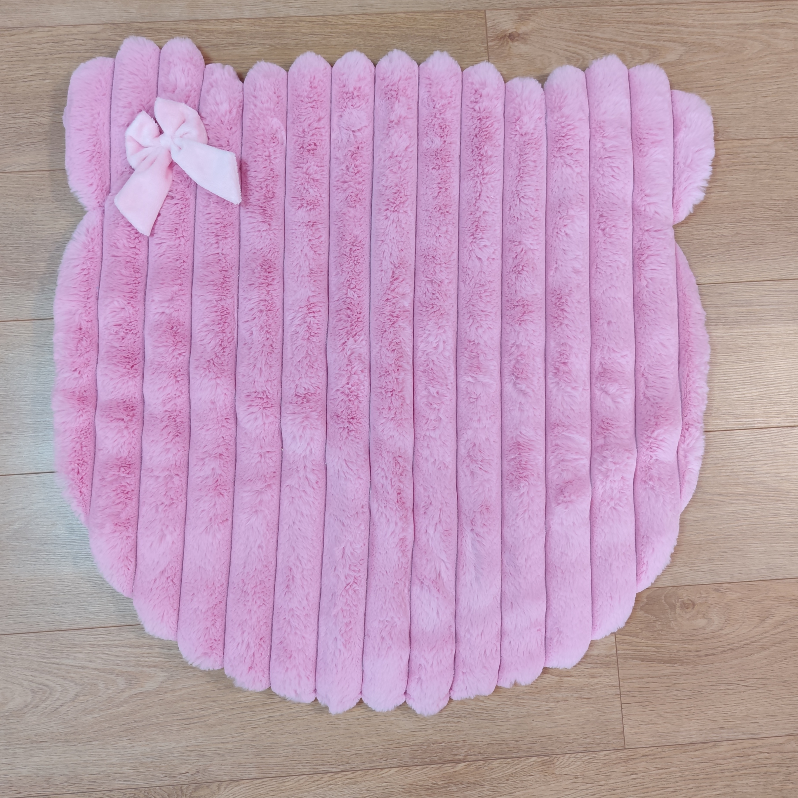 Tapis Ours Comète Rose