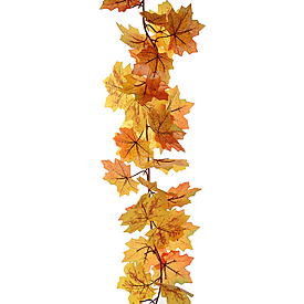 Guirlande feuilles automnales 1.55m