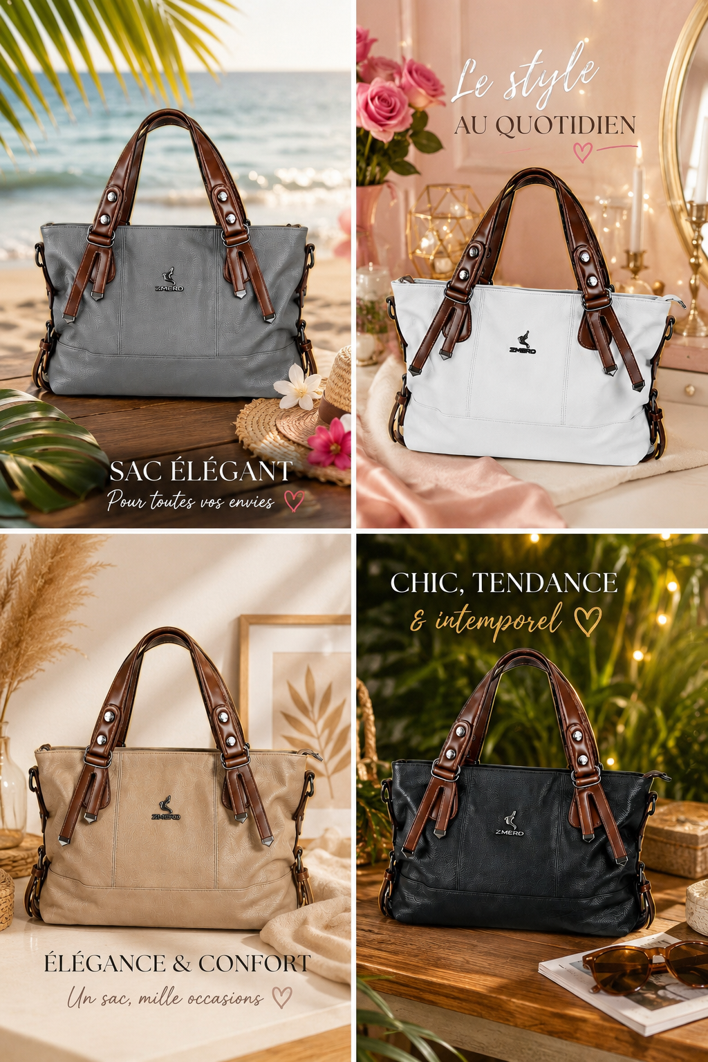 Sacs à  épaules carré 
