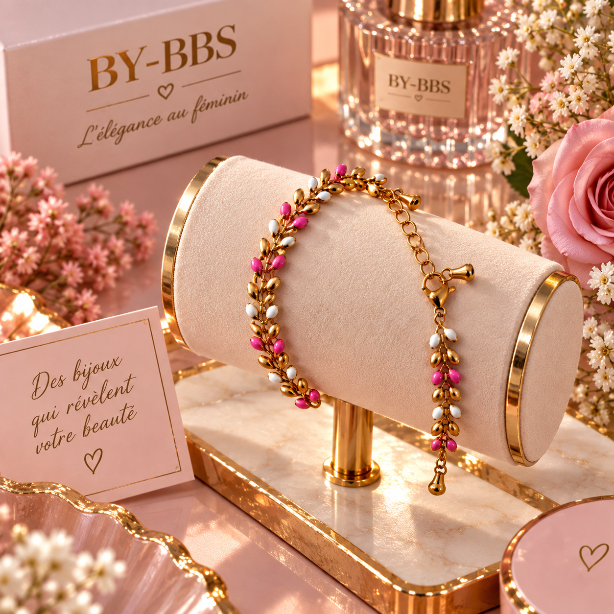 bracelet jardin d'or