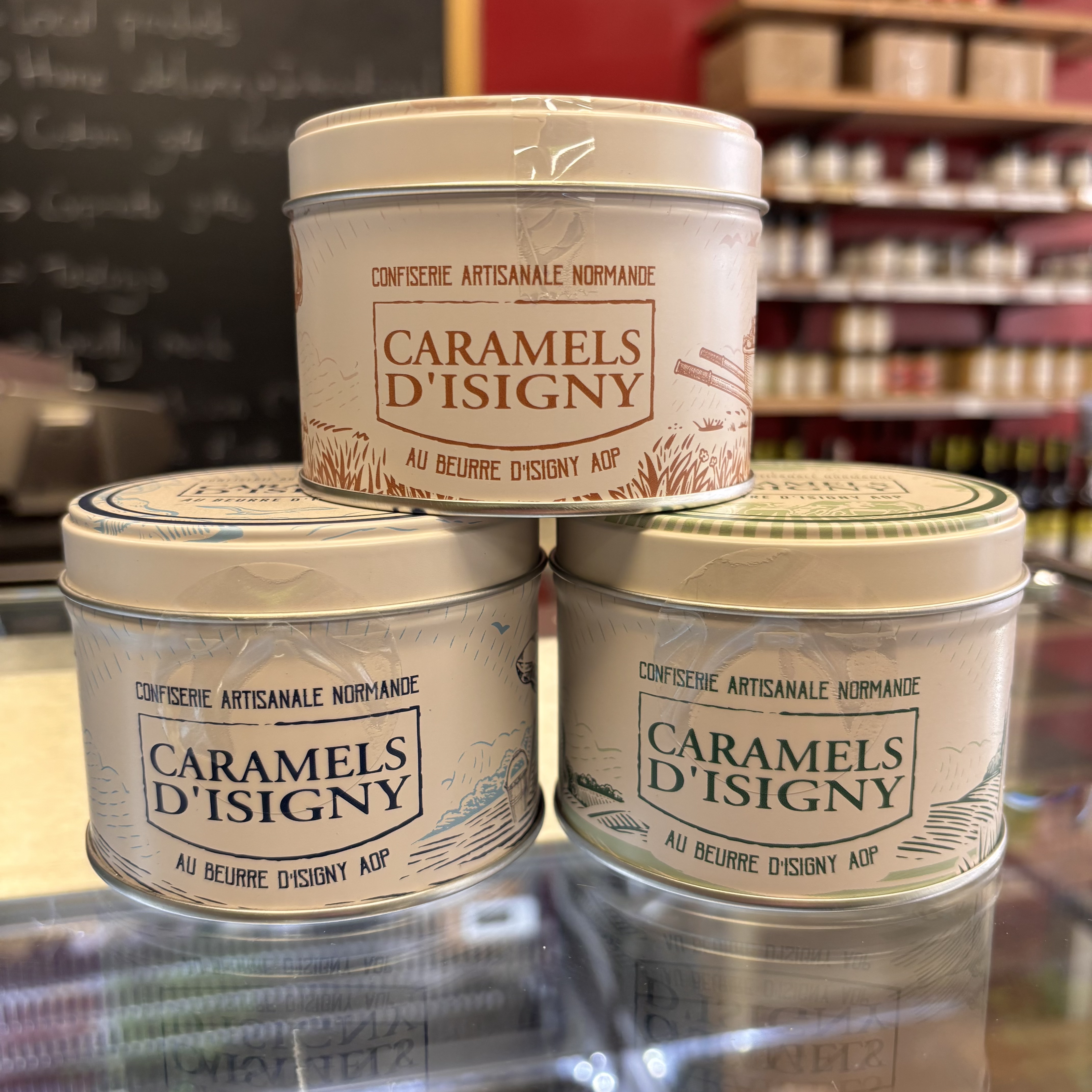 Caramels d'Isigny Boîte en Fer