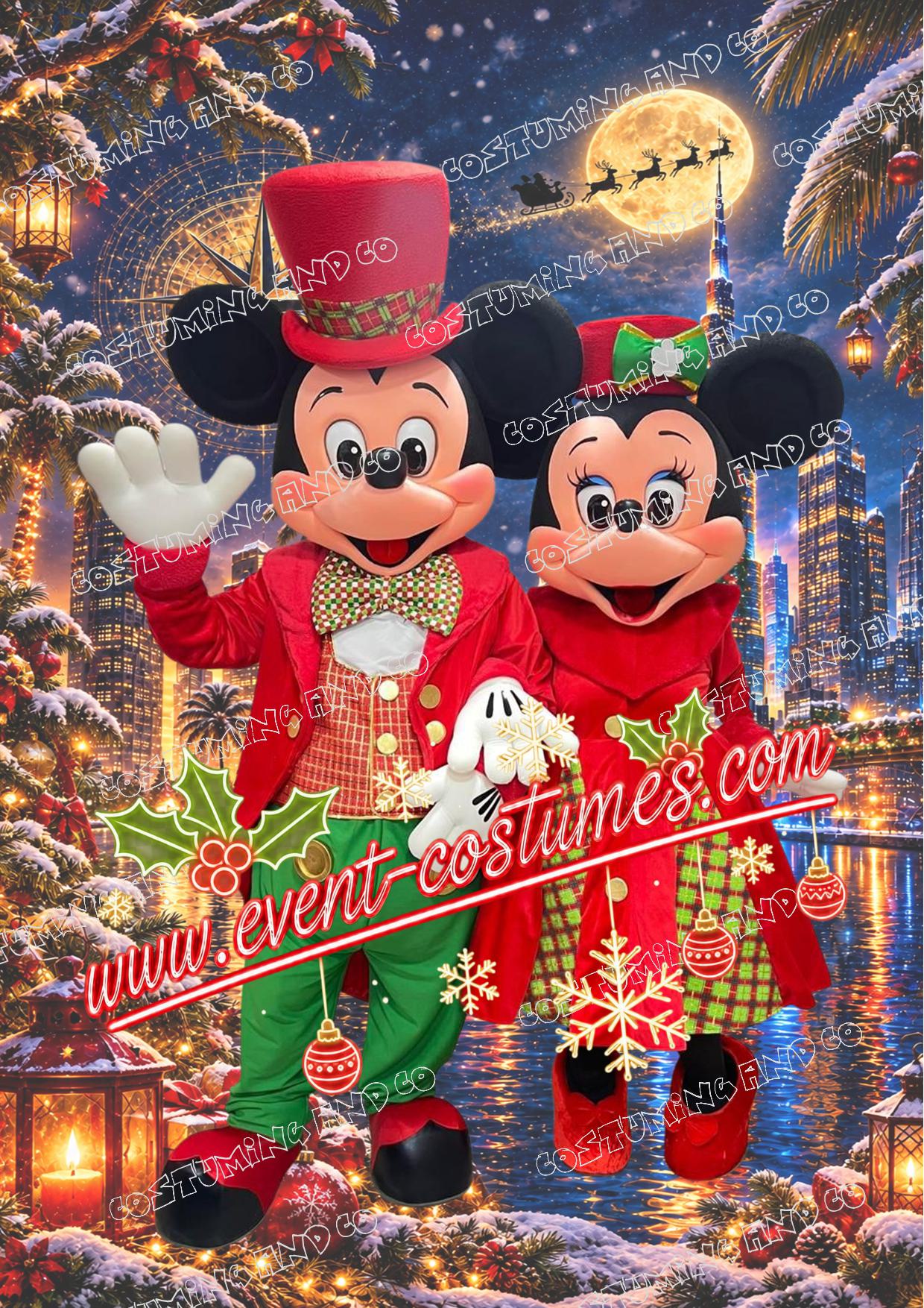 MICKEY & MINNIE (Duo) GENTLEMAN/LADY DE NOEL  - PREMIUM DELUXE 