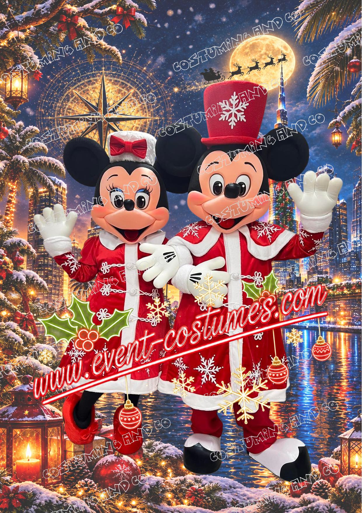 MICKEY & MINNIE (Duo) FLOCONS & ROUGE RUBIES - PREMIUM DELUXE