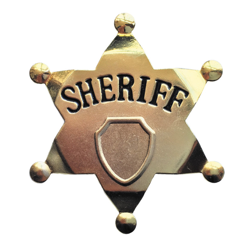 ETOILE DE SHERIFF OR