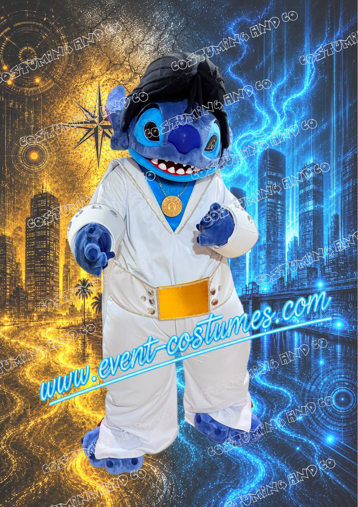STITCH THE KING - PREMIUM Mascotte (2 en 1)