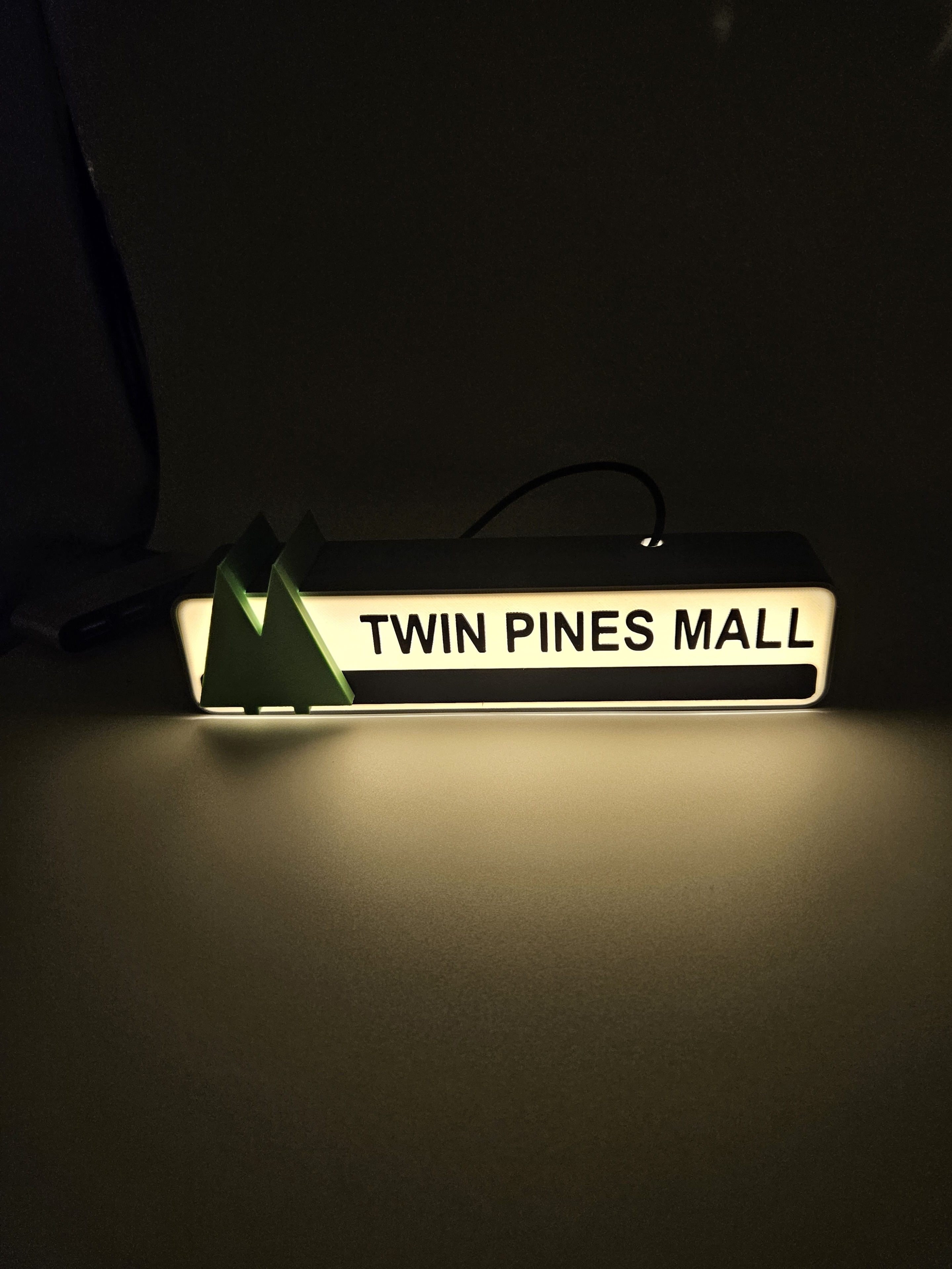 Lampe retour vers le futur 