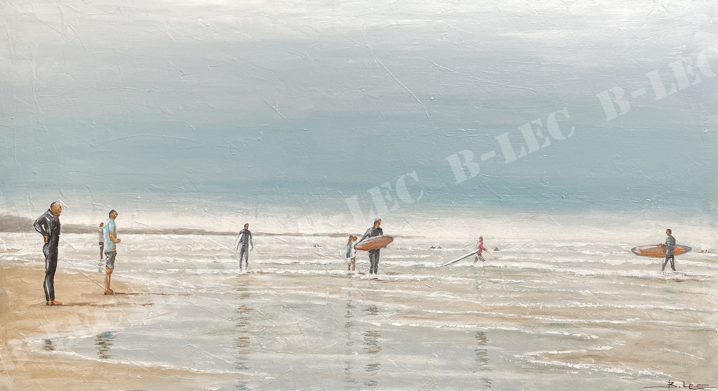 Scène de plage