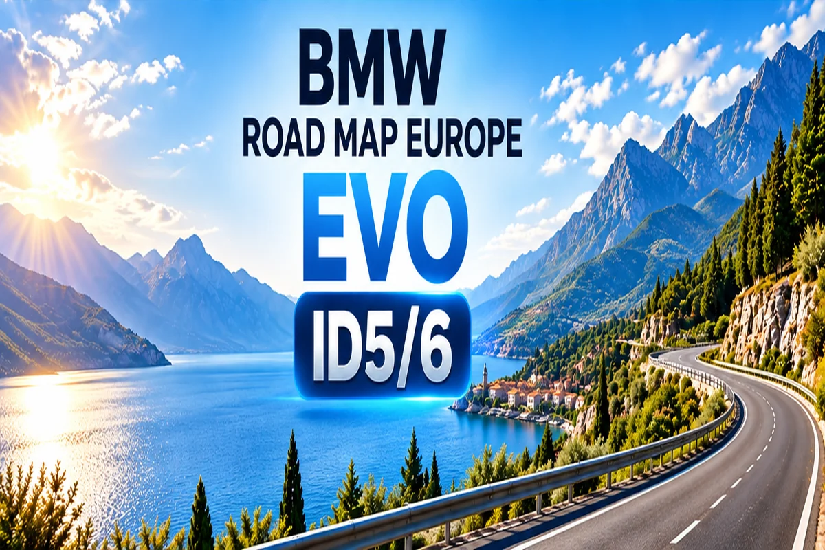 Clé USB GPS BMW EVO ID5/6 – Road Map Europe EVO 2026-2 + FSC LifeTime intégré