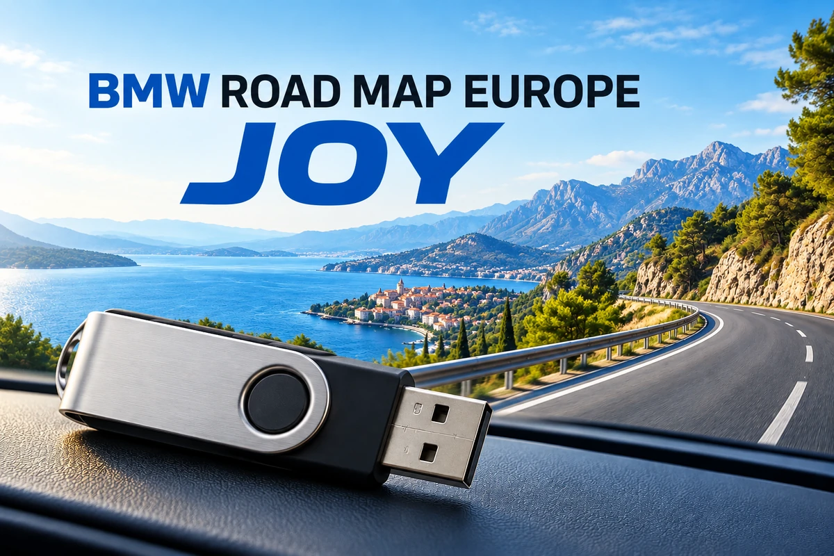 Clé USB GPS BMW JOY – Road Map Europe JOY 2026-4 + FSC LifeTime intégré