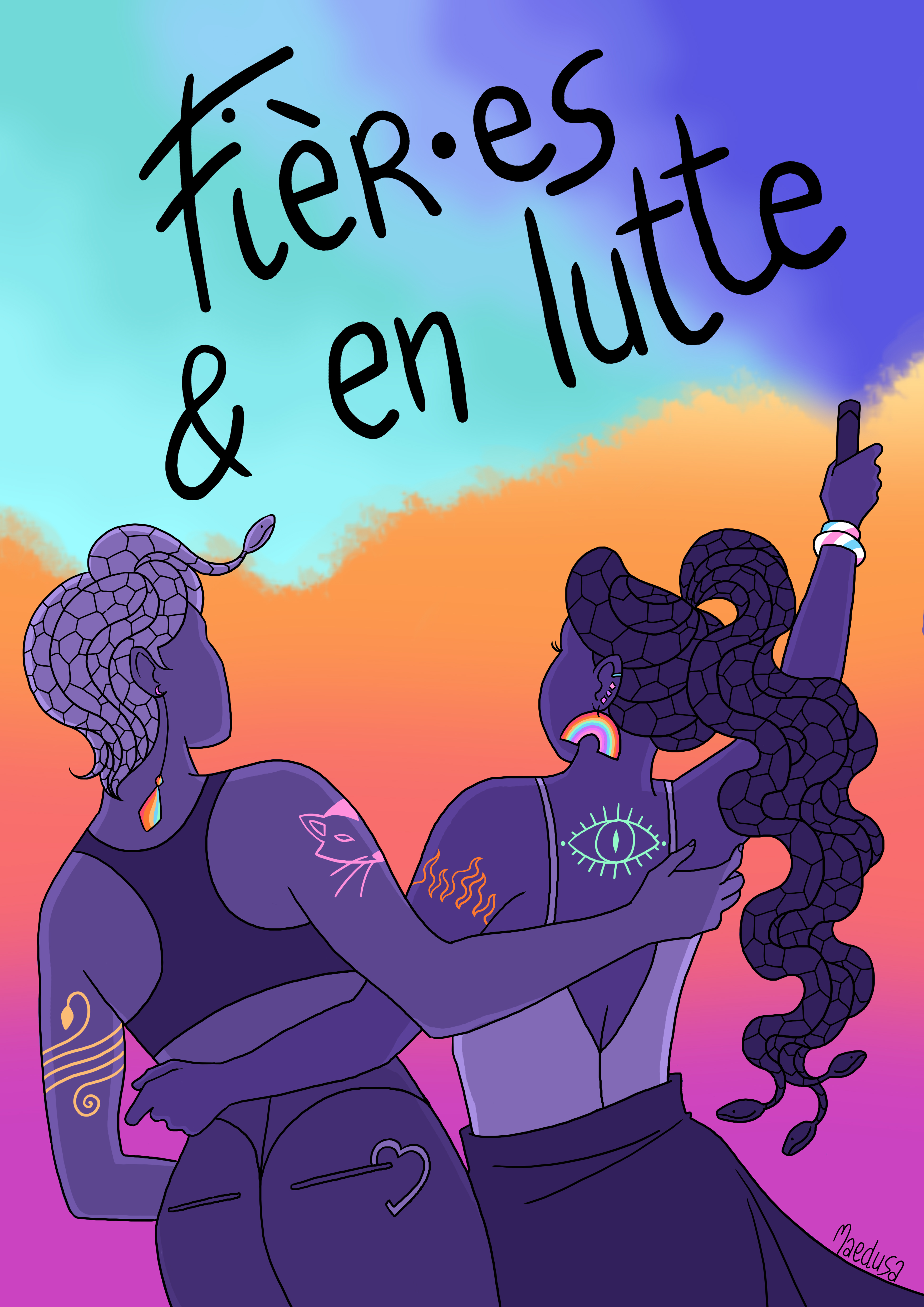 Affiche numérique - Fièr·es