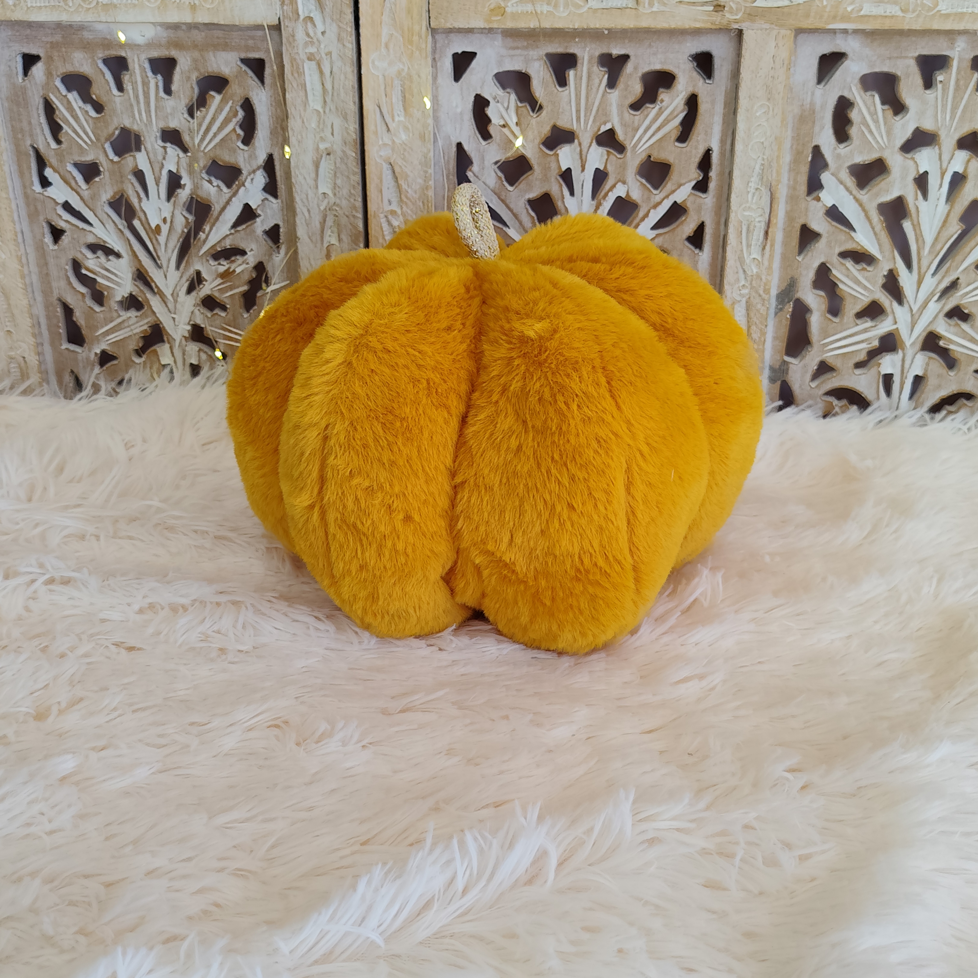 Coussin Citrouille Miel