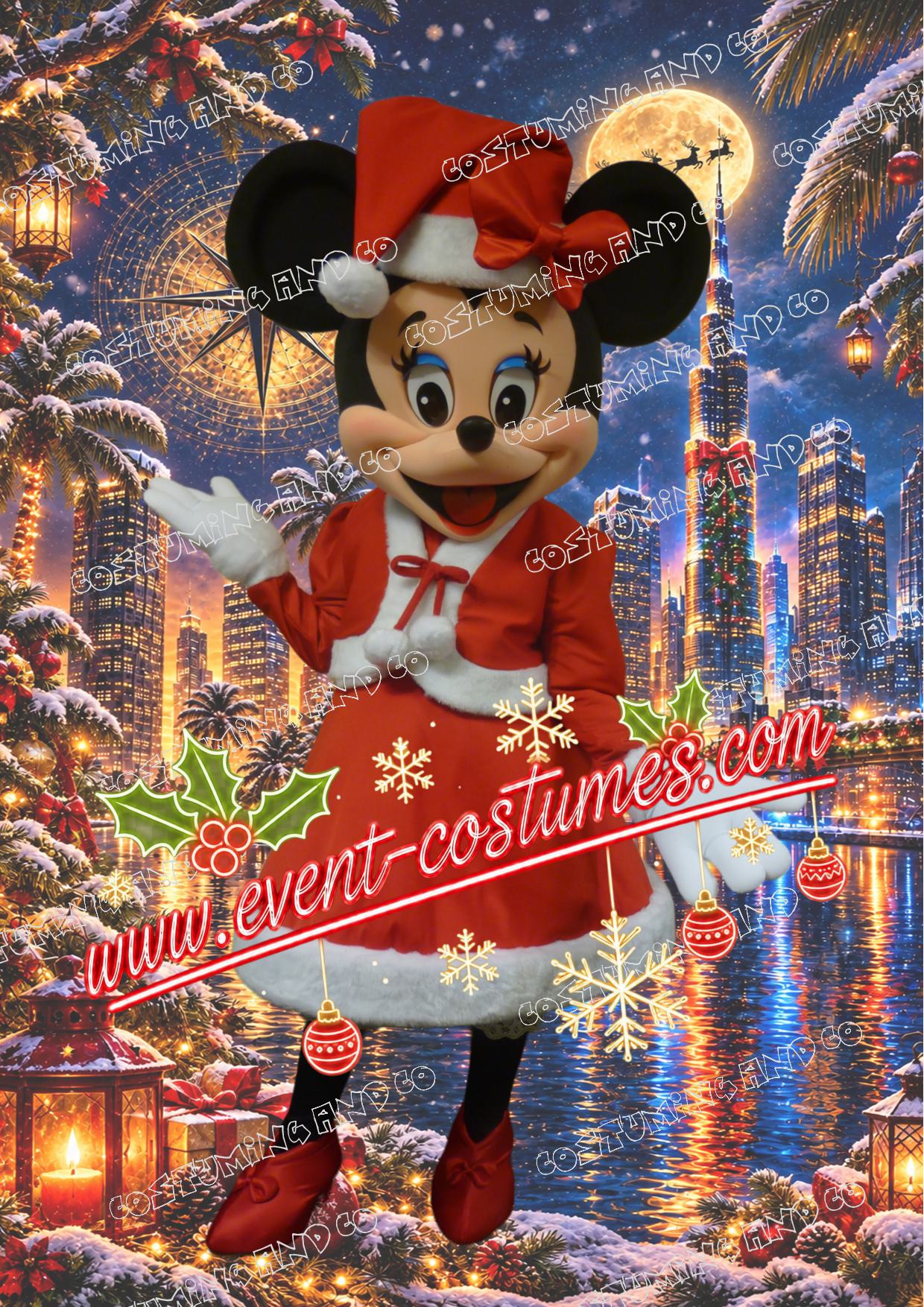 MINNIE Mère Noël - premium Mascotte