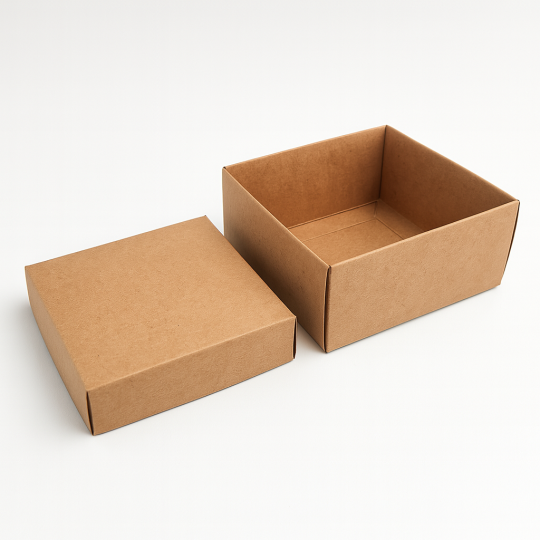 boite kraft 13/13/6 cm