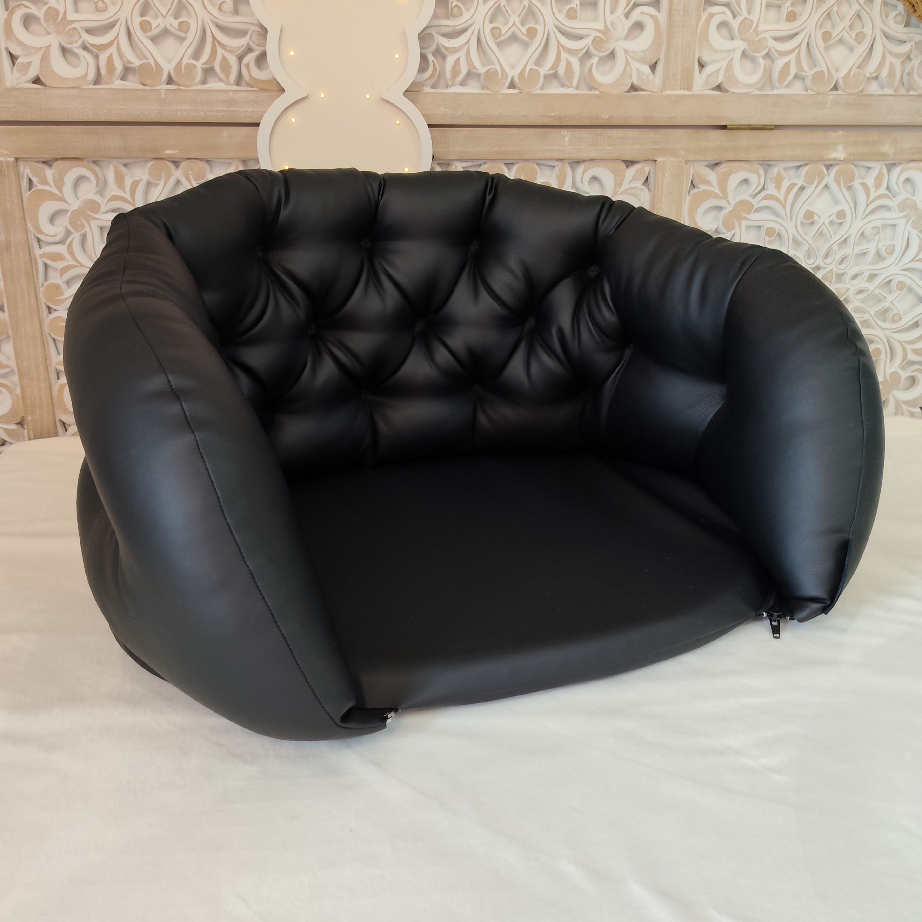 Sofa Noir sans strass