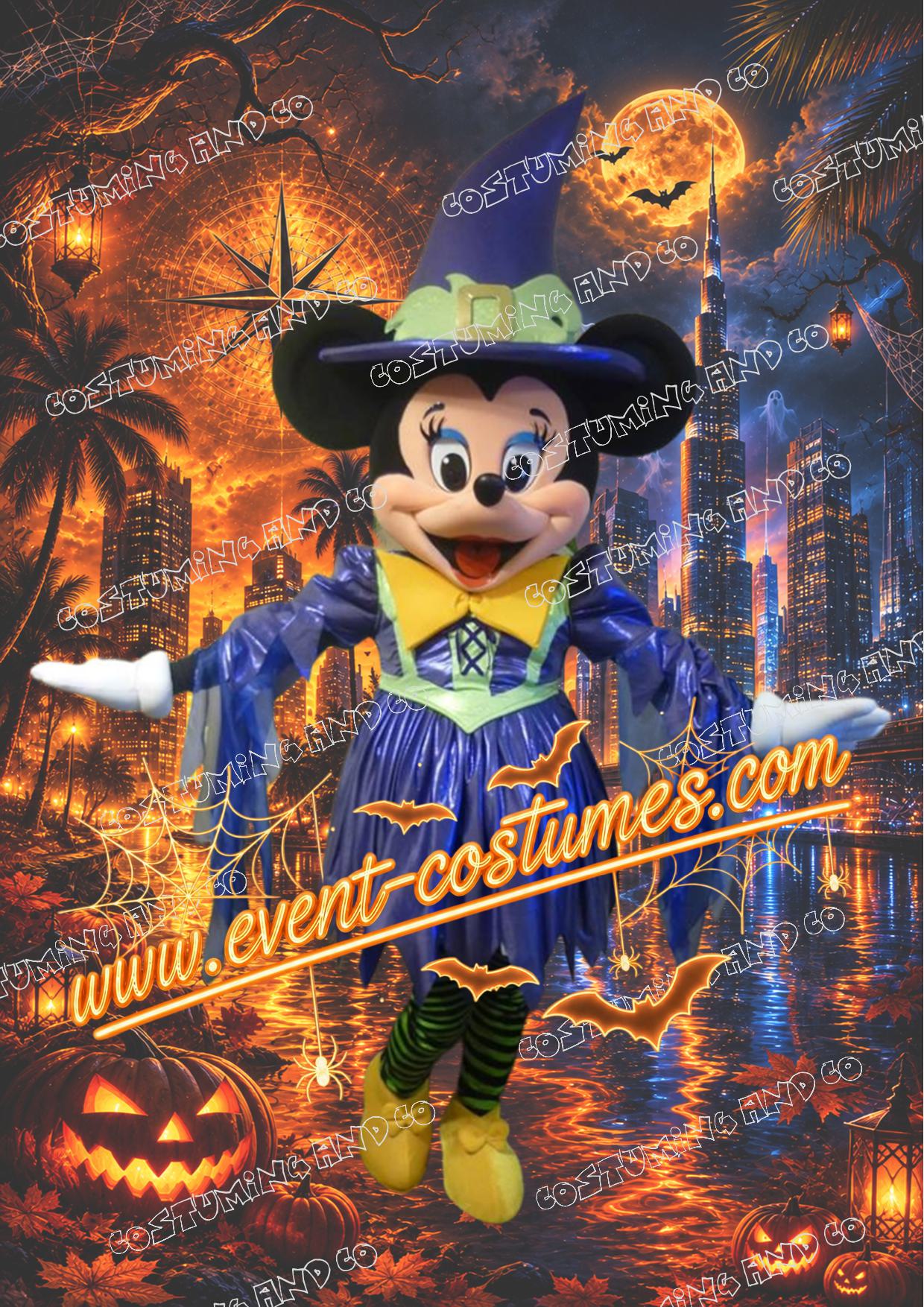 MINNIE SORCIERE - PREMIUM Mascotte